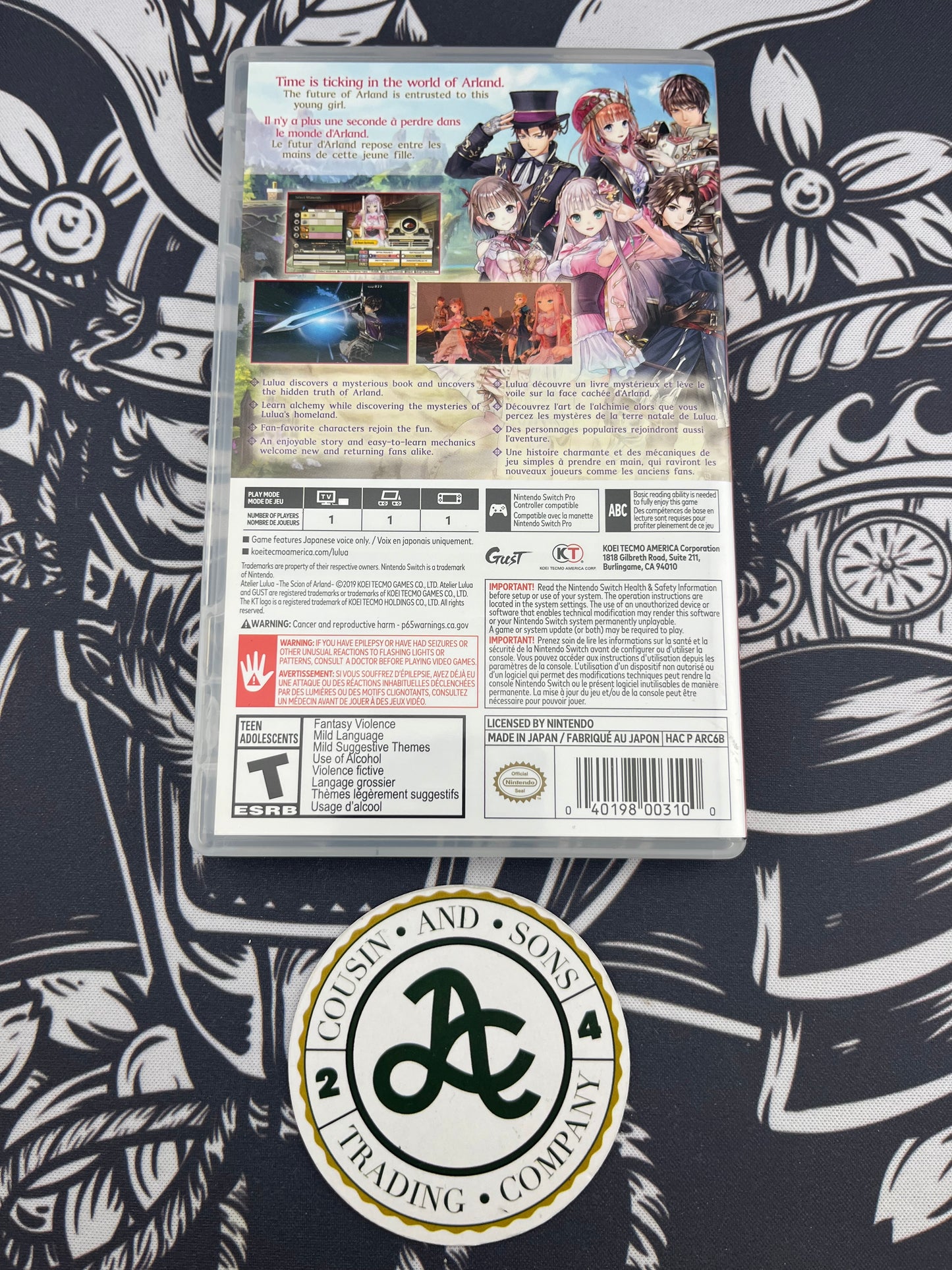 Atelier Lulua The Scion of Arland Switch CIB