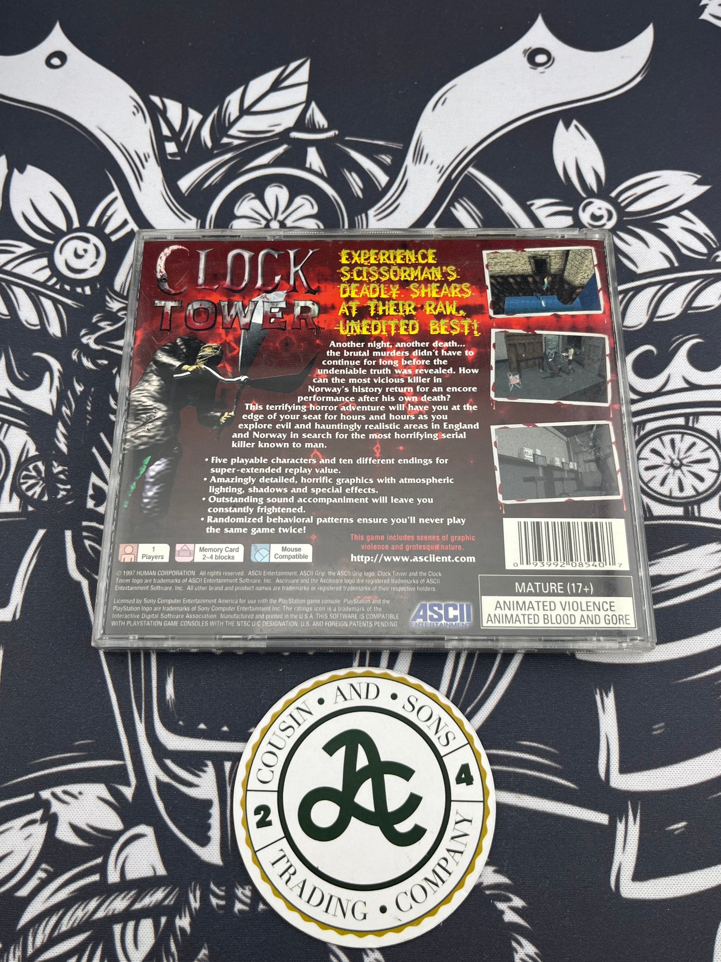 Clock Tower PlayStation One CIB