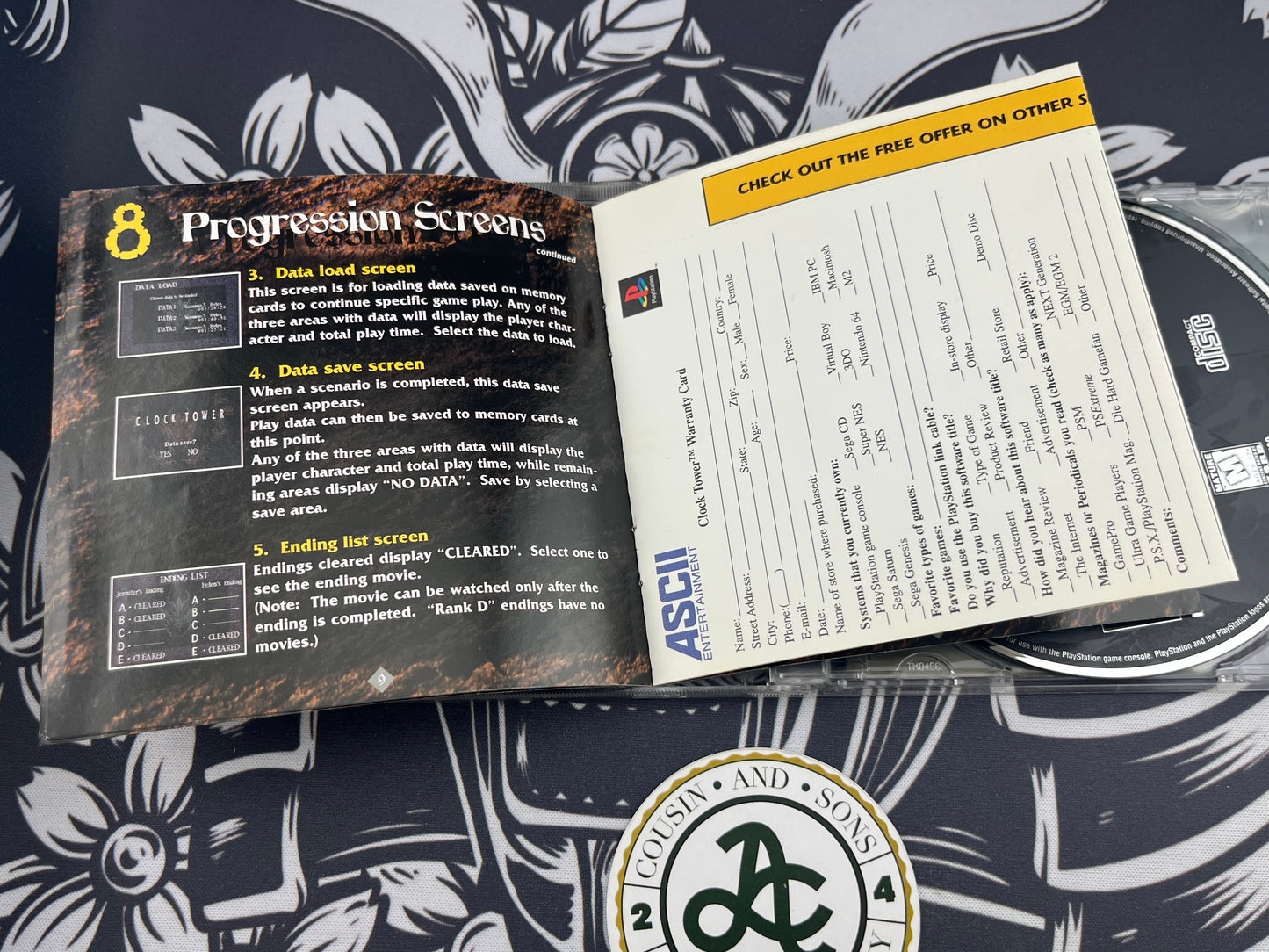 Clock Tower PlayStation One CIB