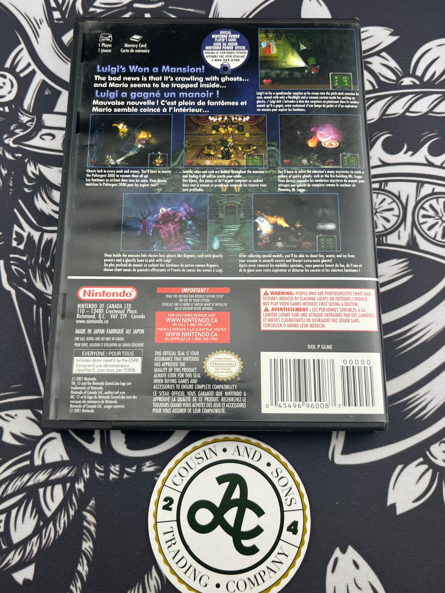 Luigi Mansion GameCube CIB