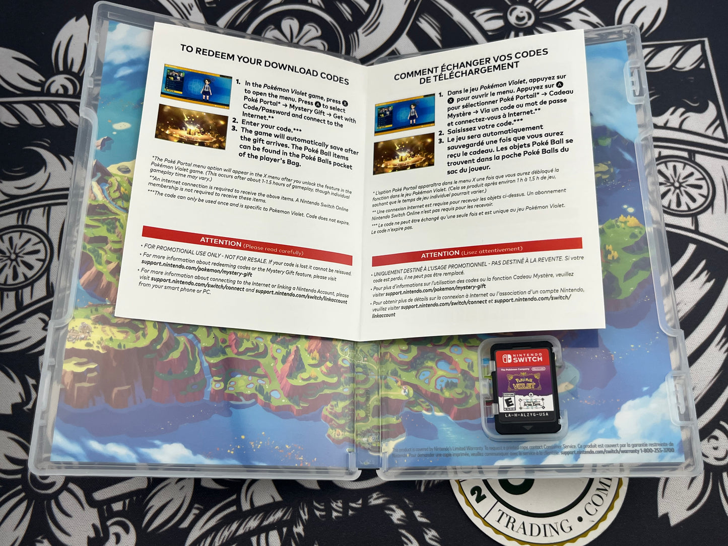 Pokémon Violet + Hidden Treasures Switch CIB