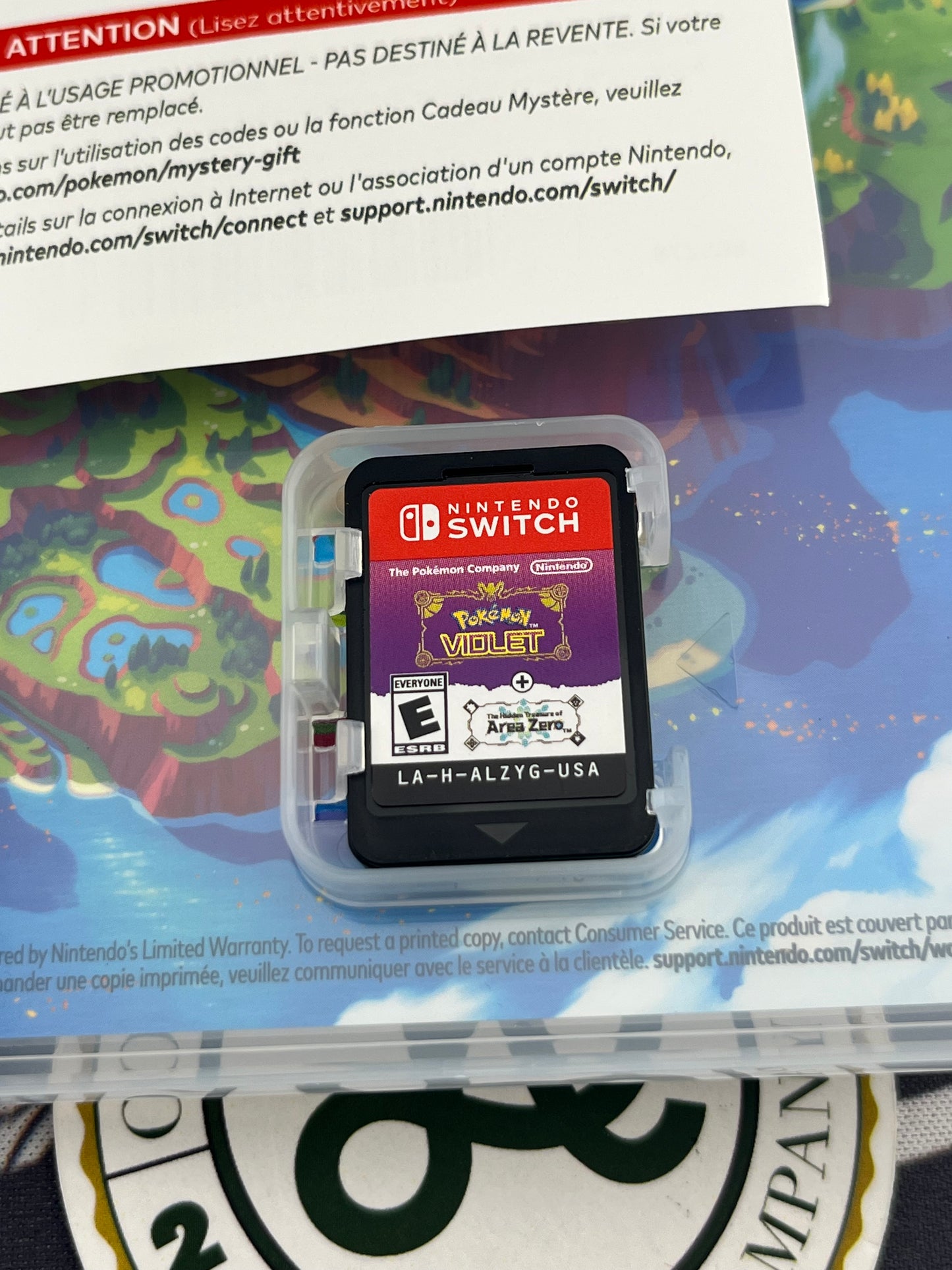 Pokémon Violet + Hidden Treasures Switch CIB