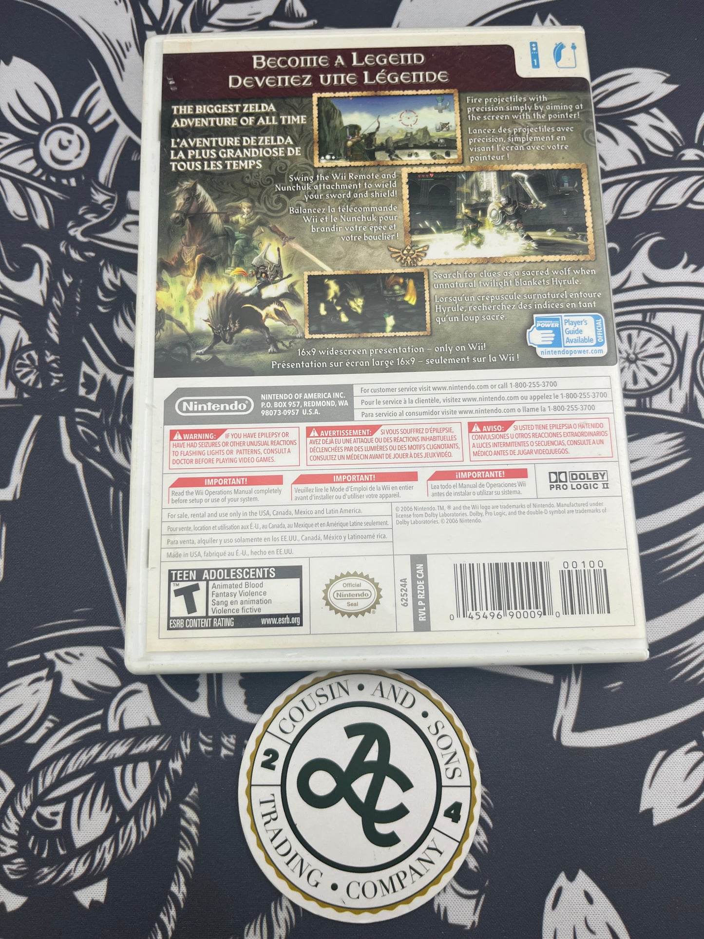 The Legend of Zelda Twilight Princess Wii CIB