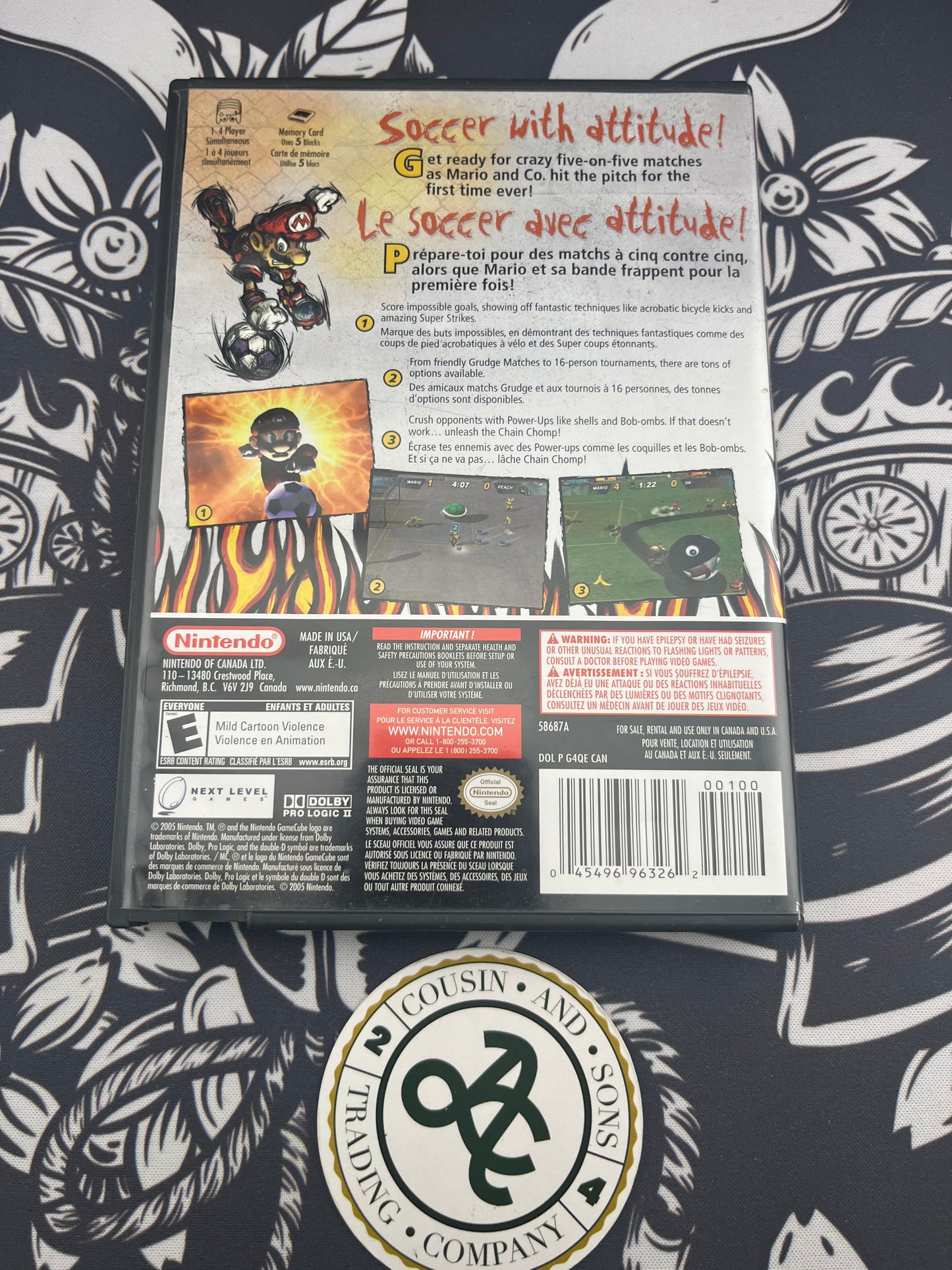 Super Mario Strikers No Manual GameCube