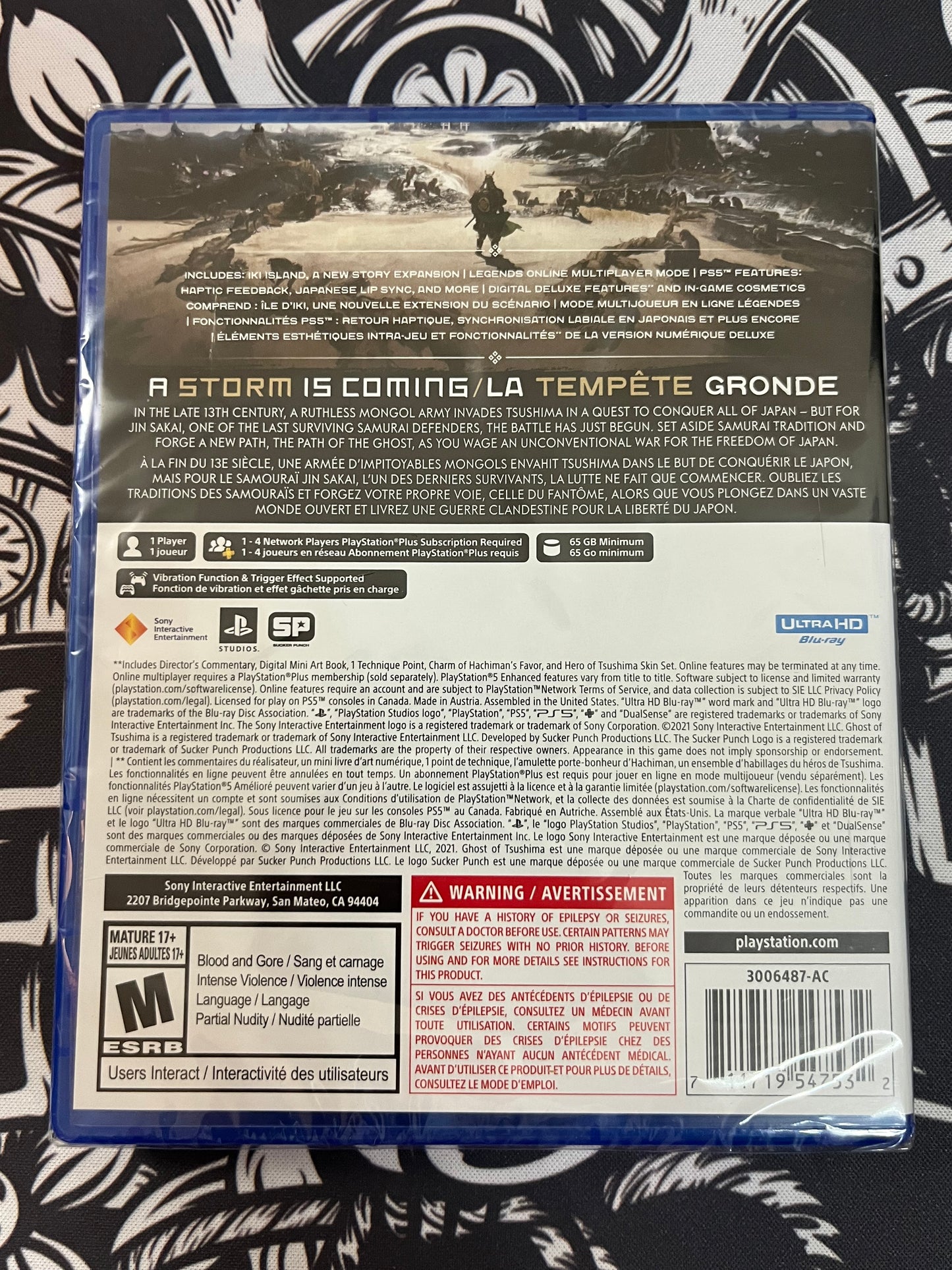 Ghost of Tsushima Ps5 BNIB