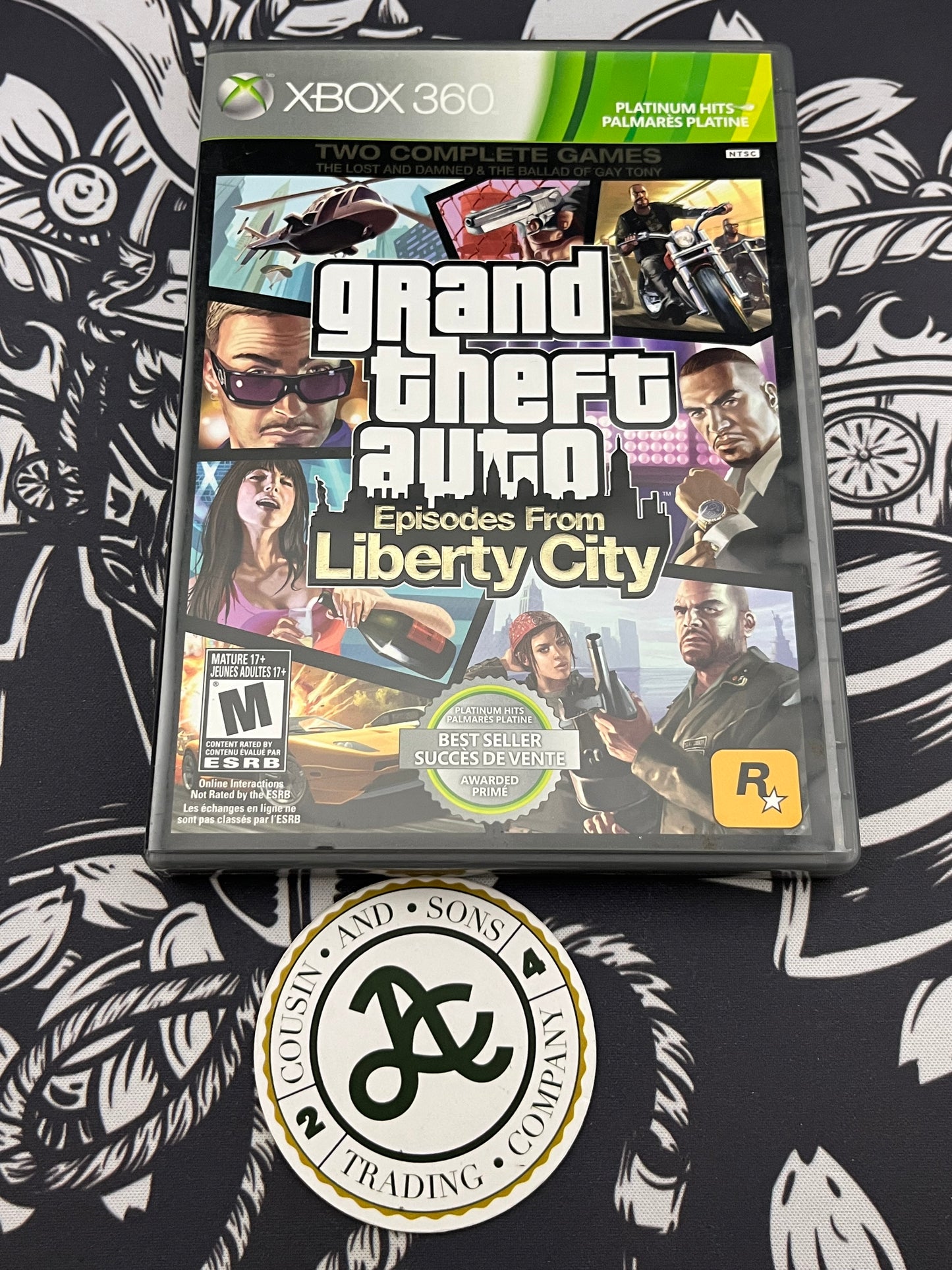 Grand Theft Auto Episodes from Liberty City No Map CIB Xbox 360