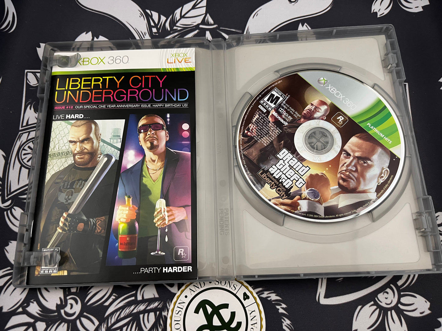 Grand Theft Auto Episodes from Liberty City No Map CIB Xbox 360