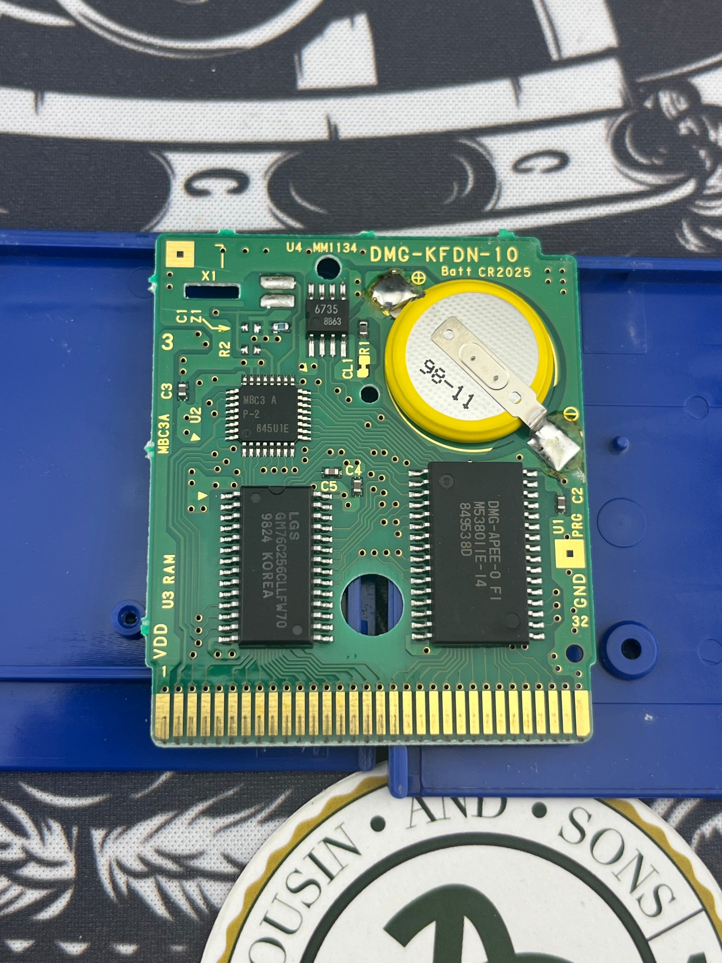 Pokémon Blue GBC Loose First Print