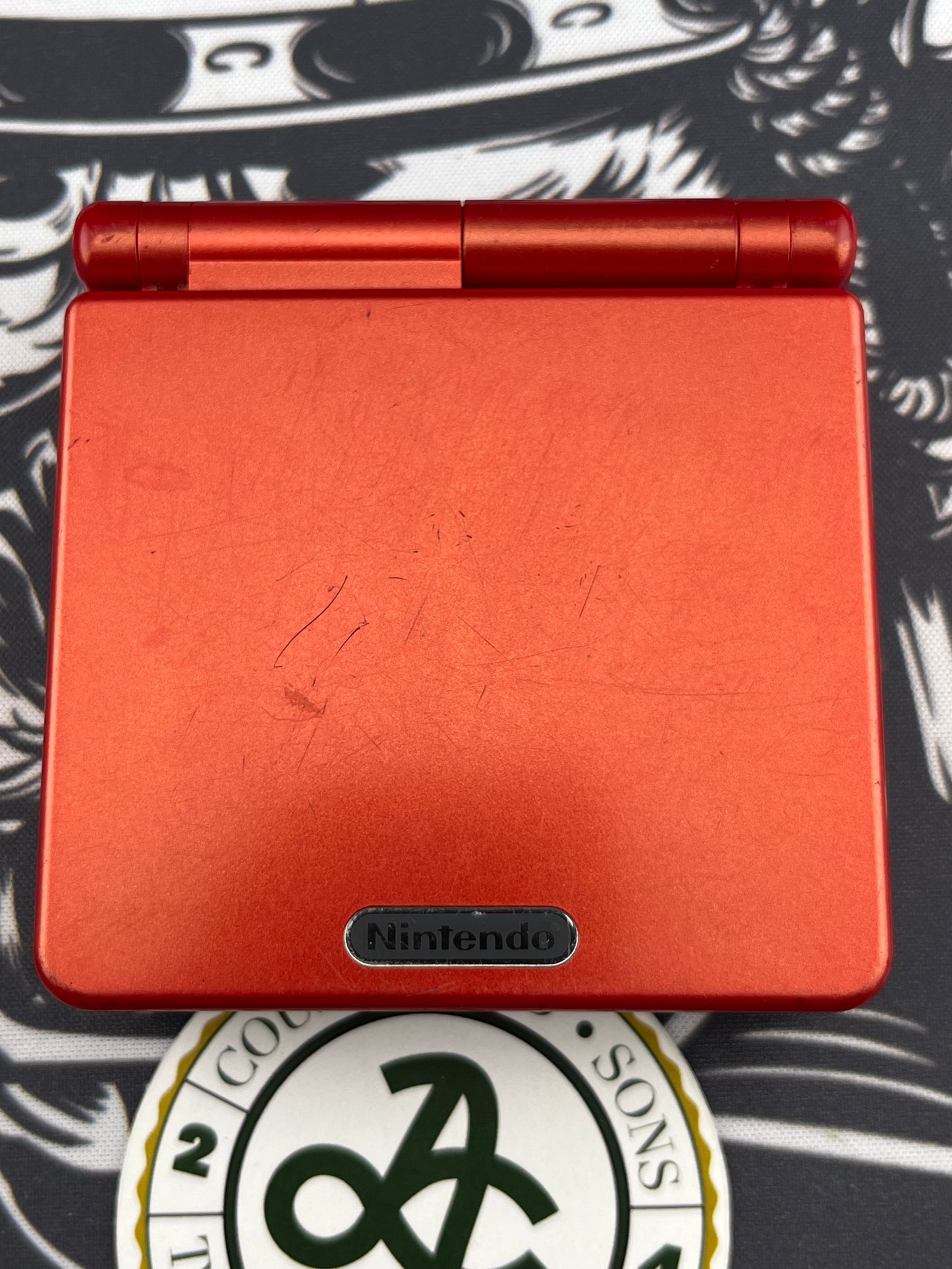 Red GBA SP
