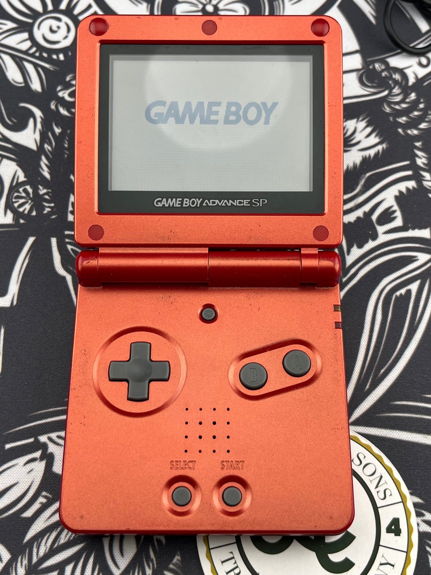 Red GBA SP