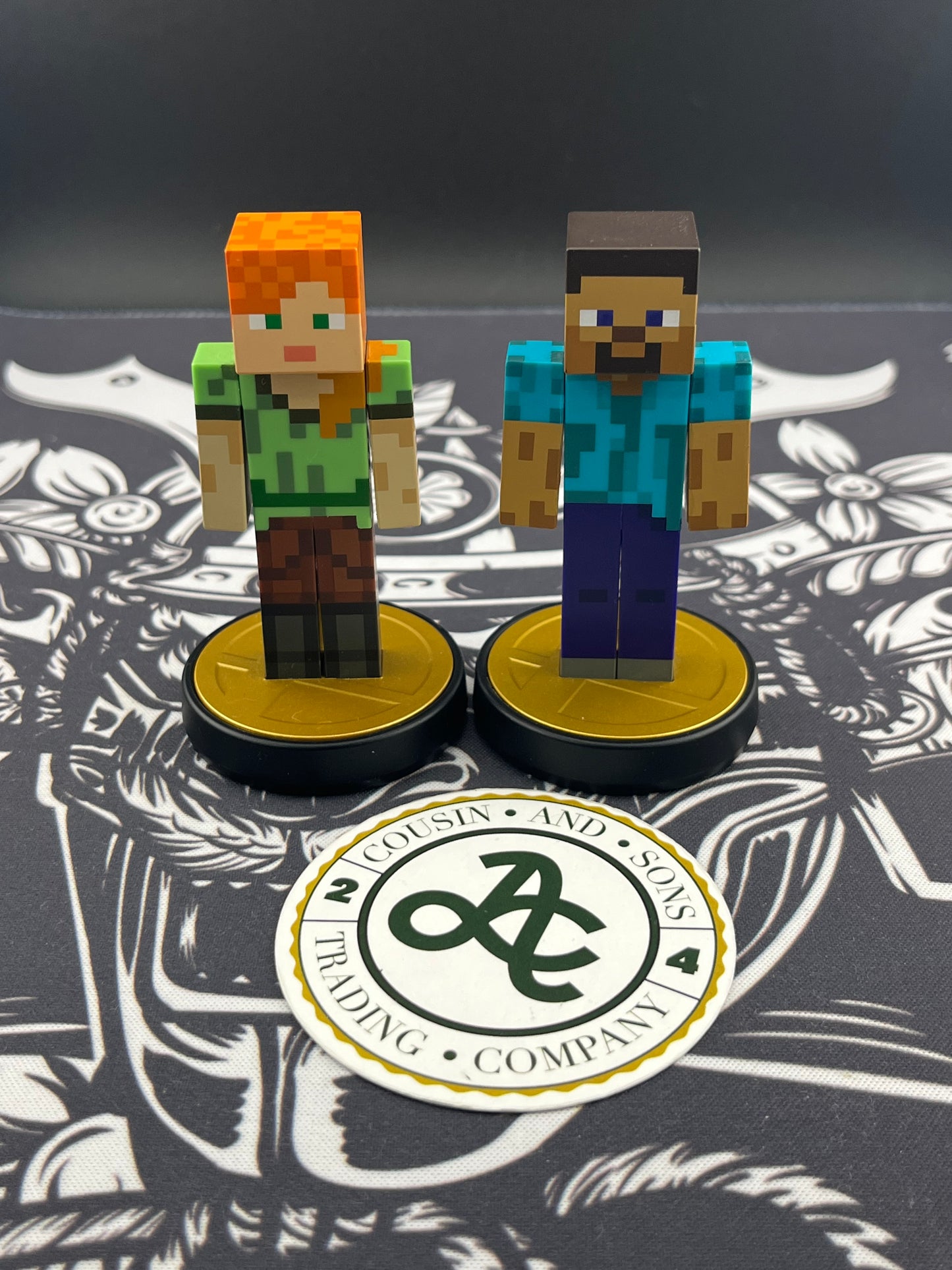 Steve & Alex 2-Pack Amiibo - Super Smash Bros. - Minecraft