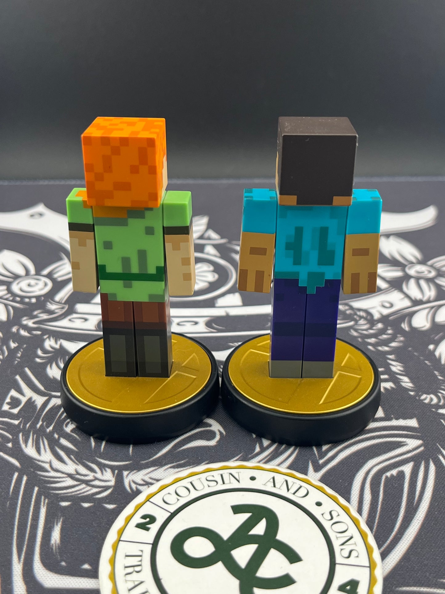 Steve & Alex 2-Pack Amiibo - Super Smash Bros. - Minecraft