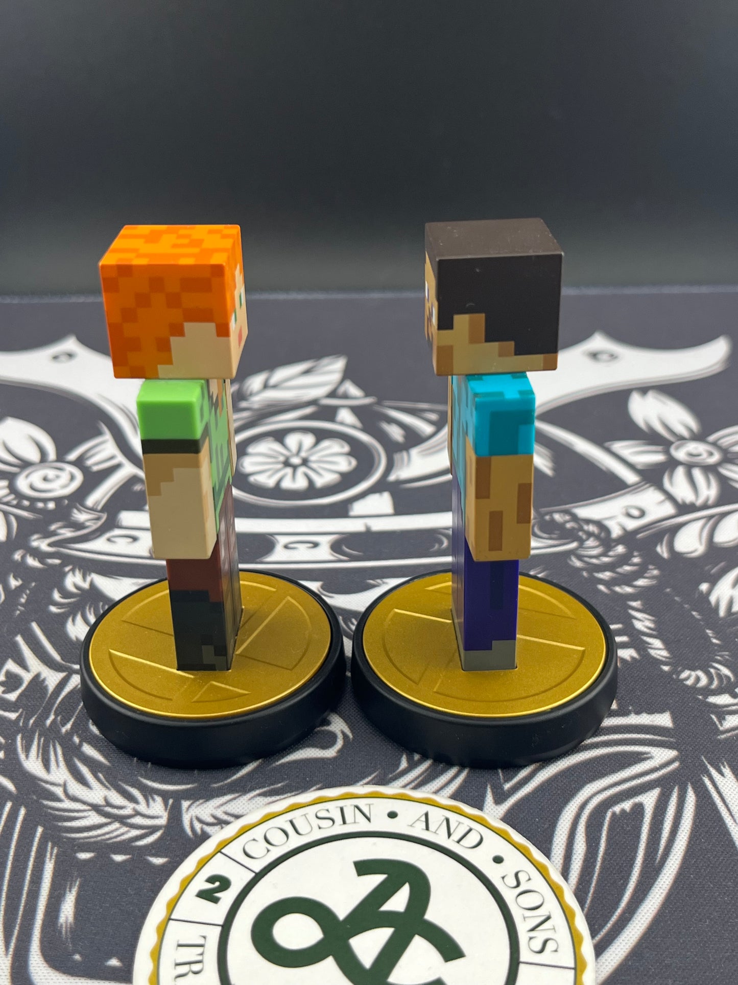 Steve & Alex 2-Pack Amiibo - Super Smash Bros. - Minecraft