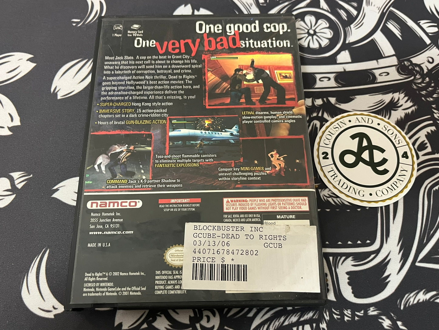 Dead to Rights Gamecube CIB