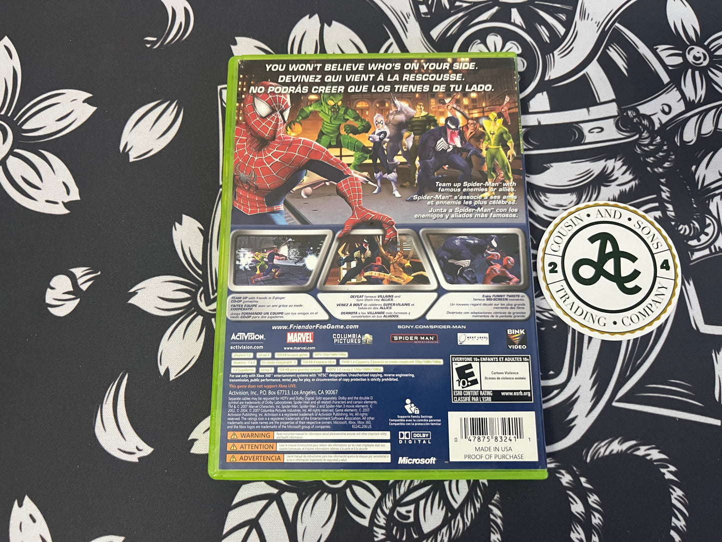 Spiderman Friend or Foe Xbox 360