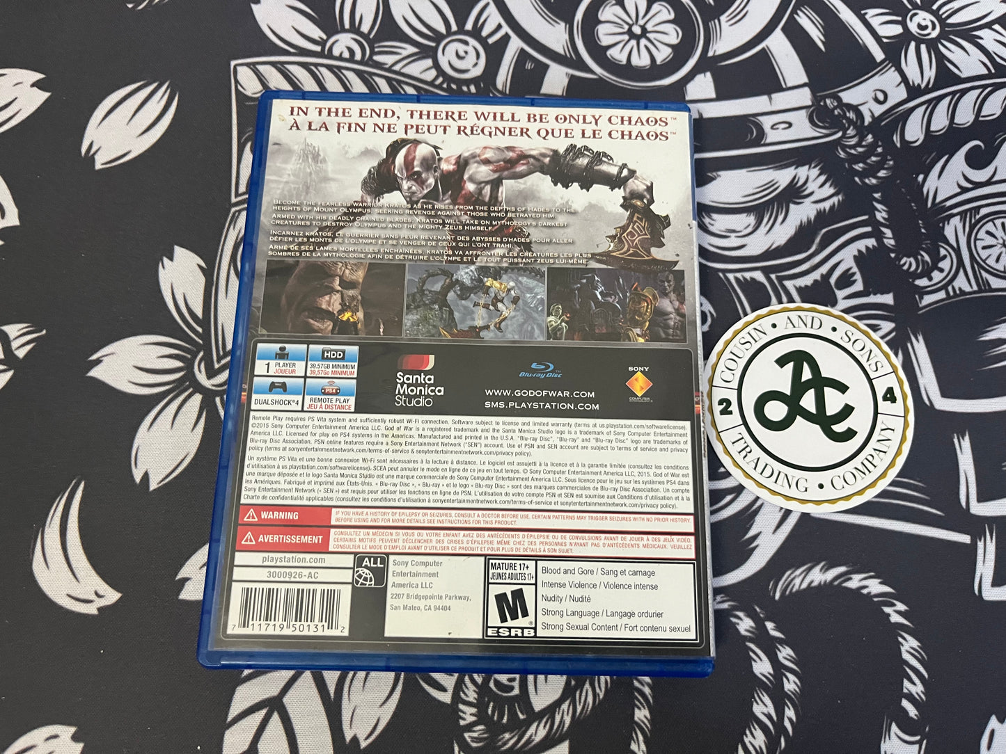 God of War 3 Remastered - PS4