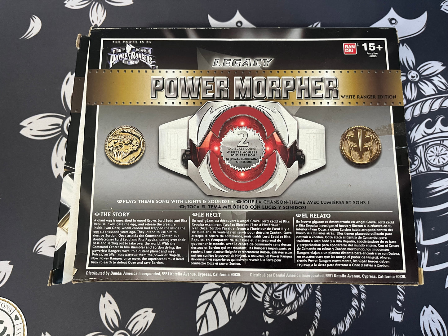 Bandai Power Rangers The Movie Legacy White Ranger Power Morpher Toys R Us