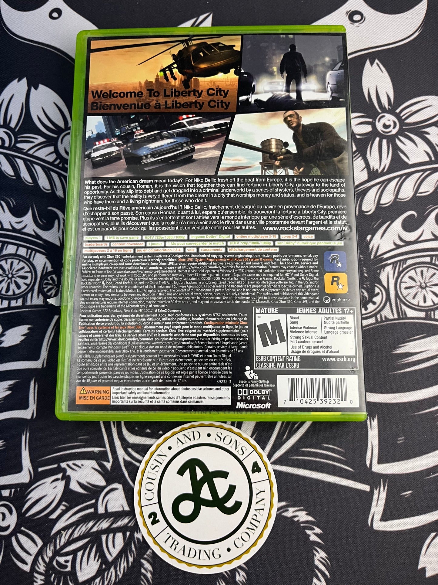 Grand Theft Auto IV Xbox 360 CIB (Dmg)