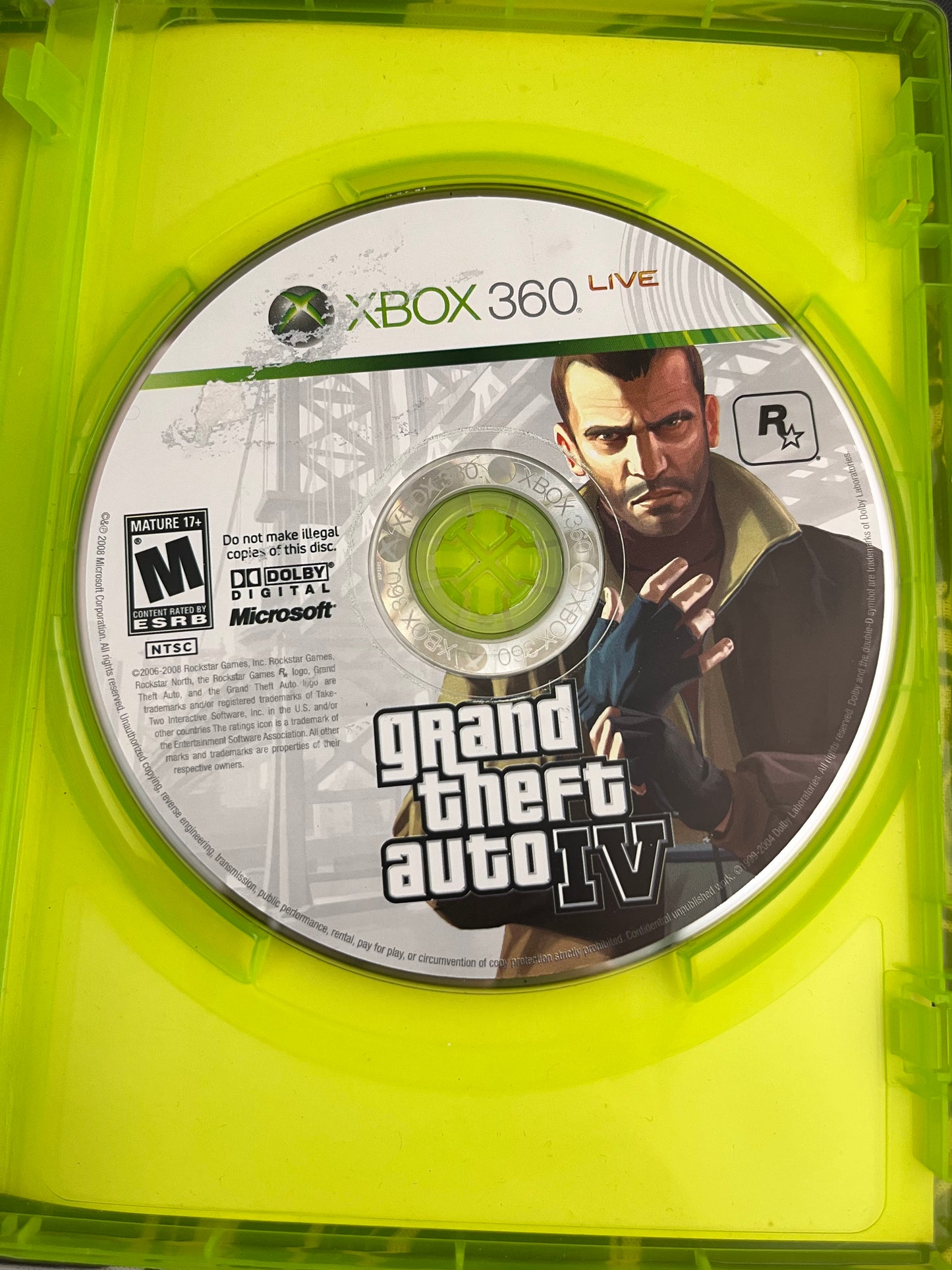 Grand Theft Auto IV Xbox 360 CIB (Dmg)