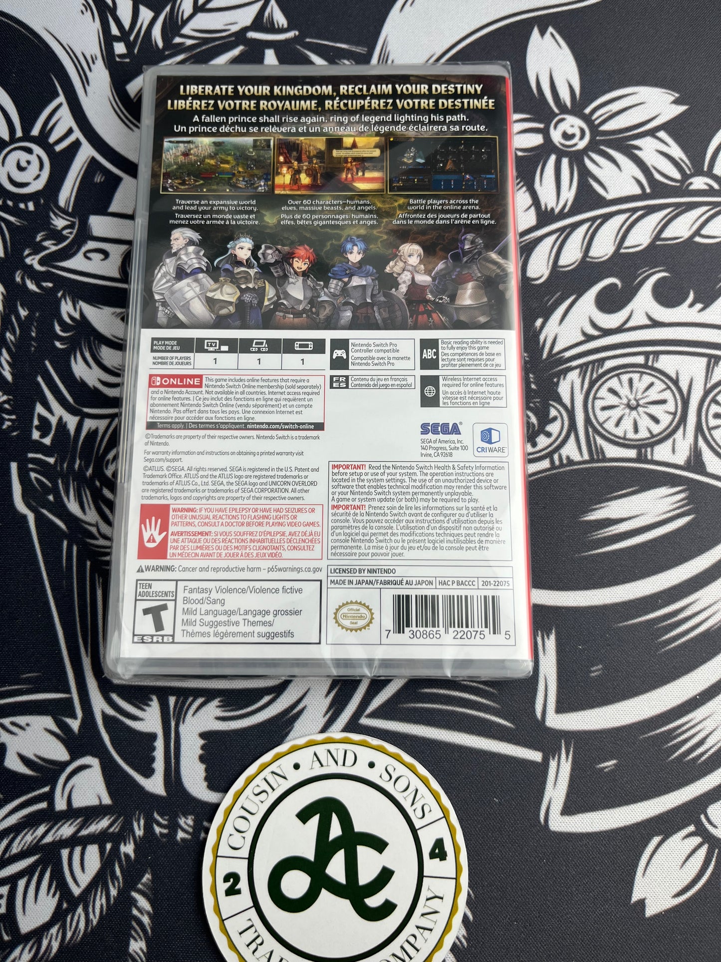 Unicorn Overlord Nintendo Switch BNIB