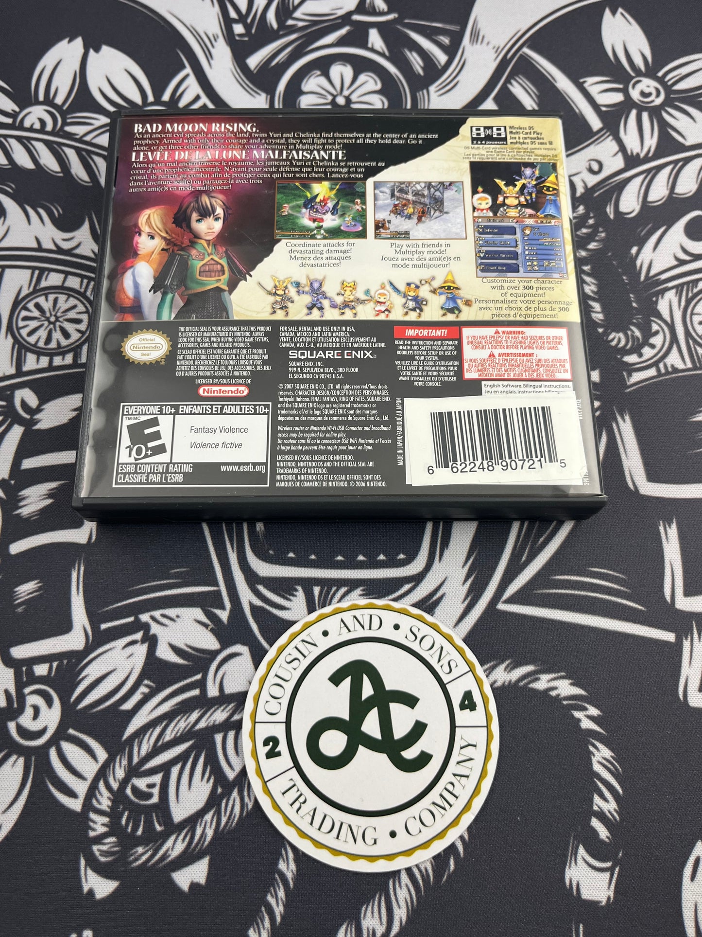 Final Fantasy Crystal Chronicles Ring of Fates Nintendo DS CIB