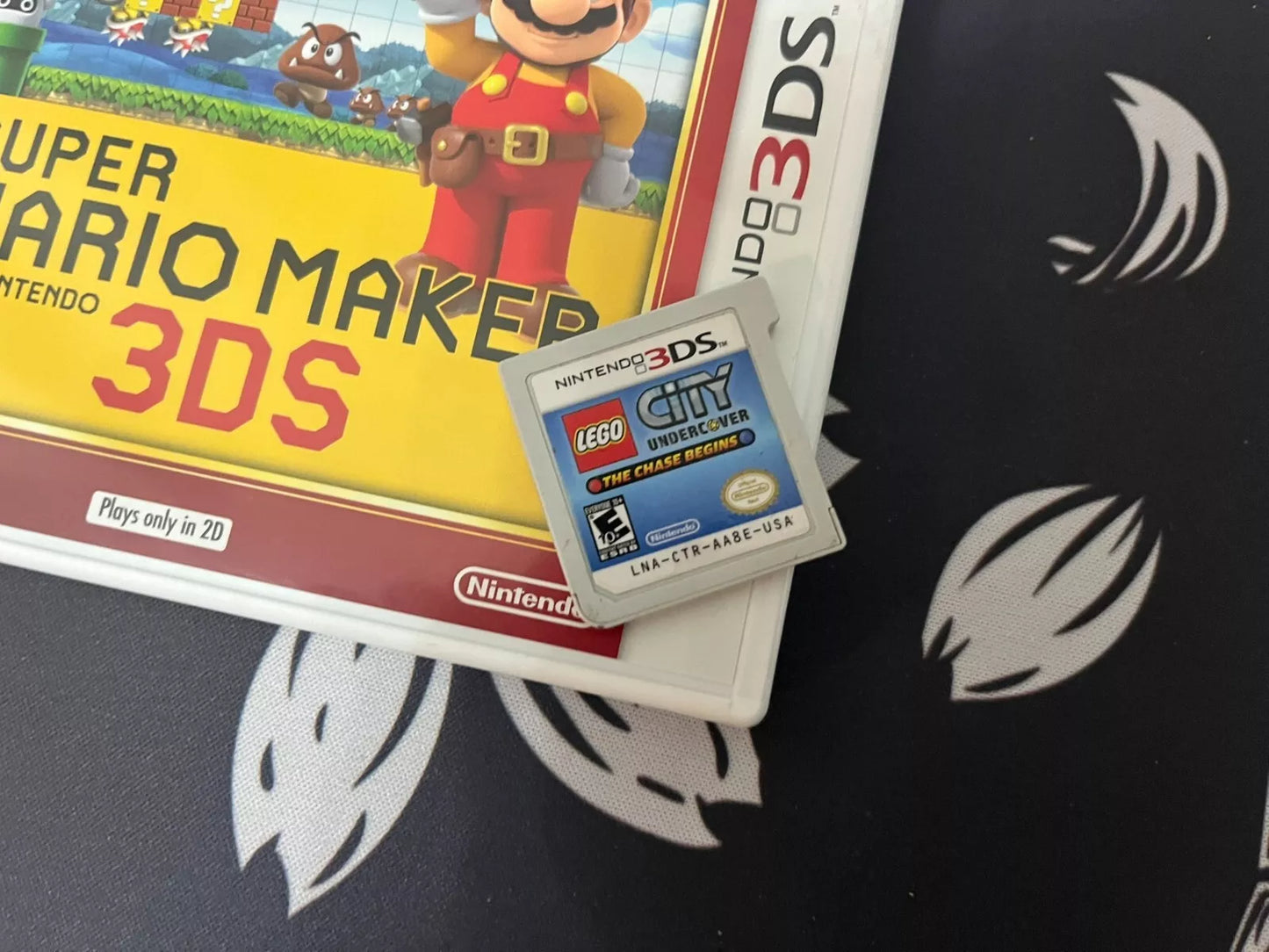 New Nintendo 3DS Super Mario Black Edition Nintendo 3DS Bundle Tested + 3 Games