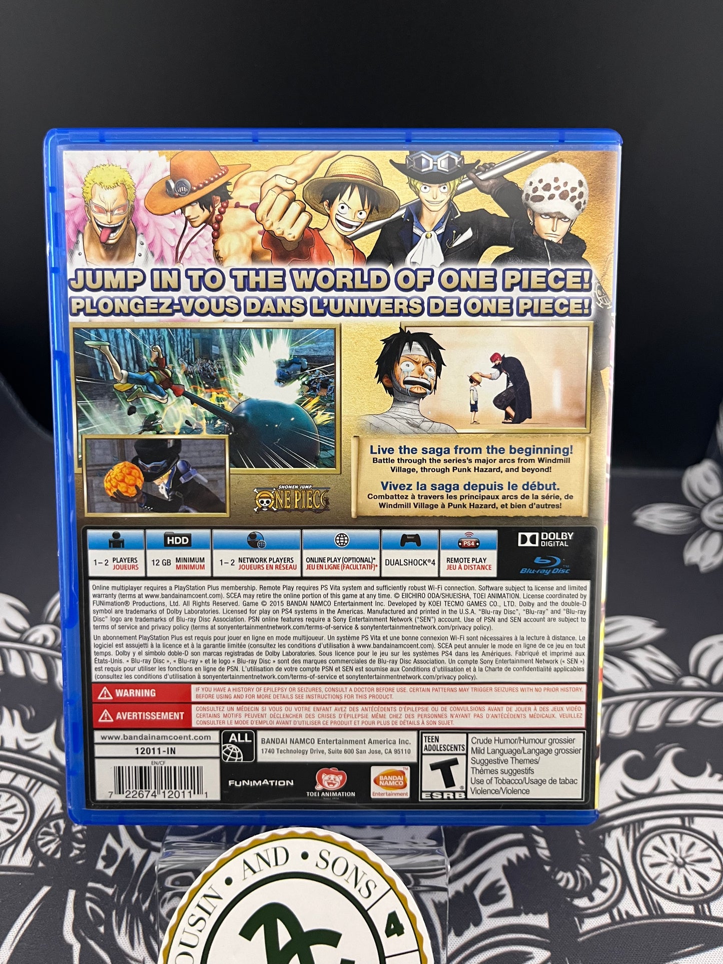 One Piece Pirate Warriors 3 PS4 CIB