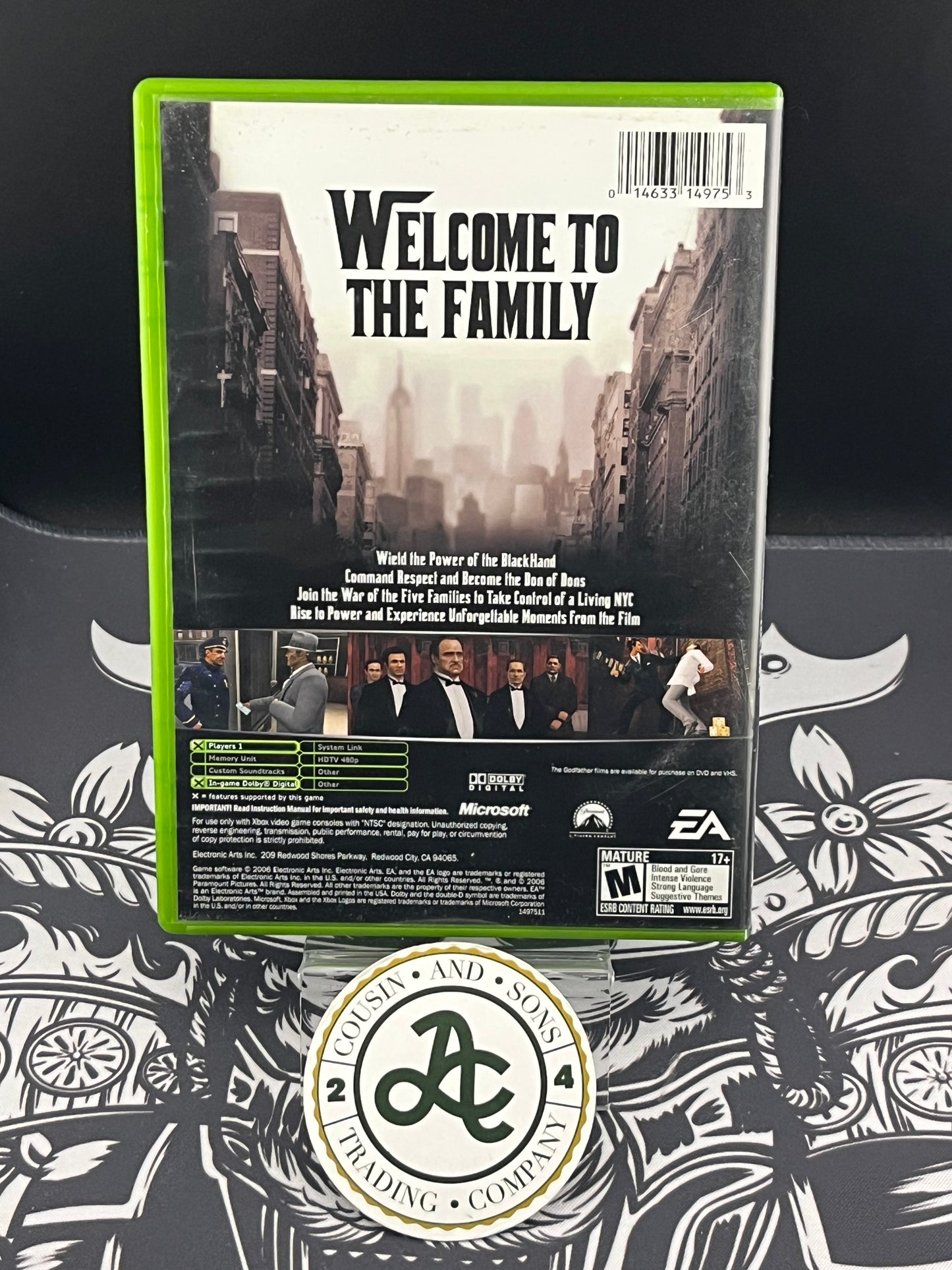 The Godfather The Game Xbox CIB