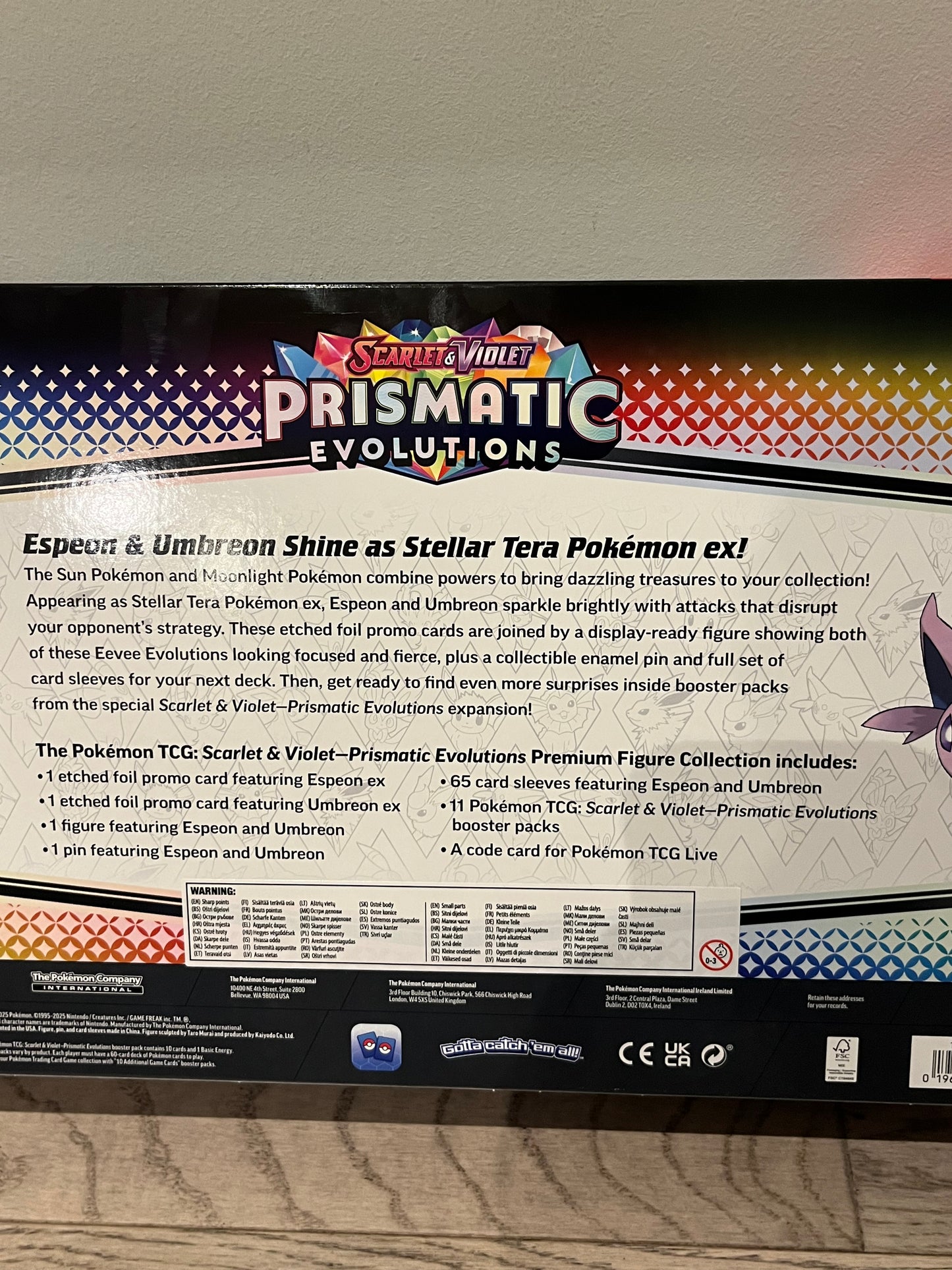 Pokemon Prismatic Evolutions Premium Figure Collection