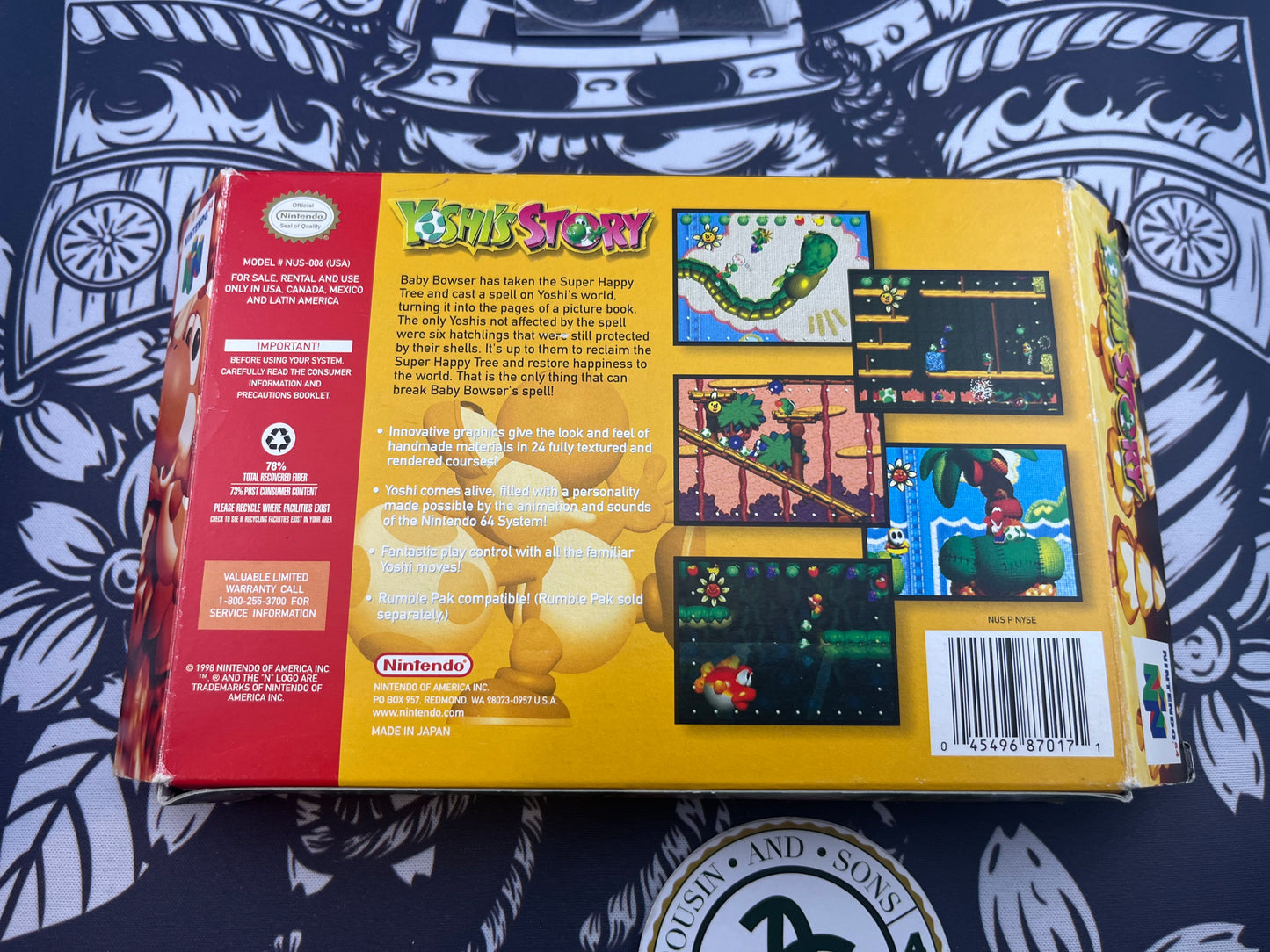 Yoshi Story N64 CIB
