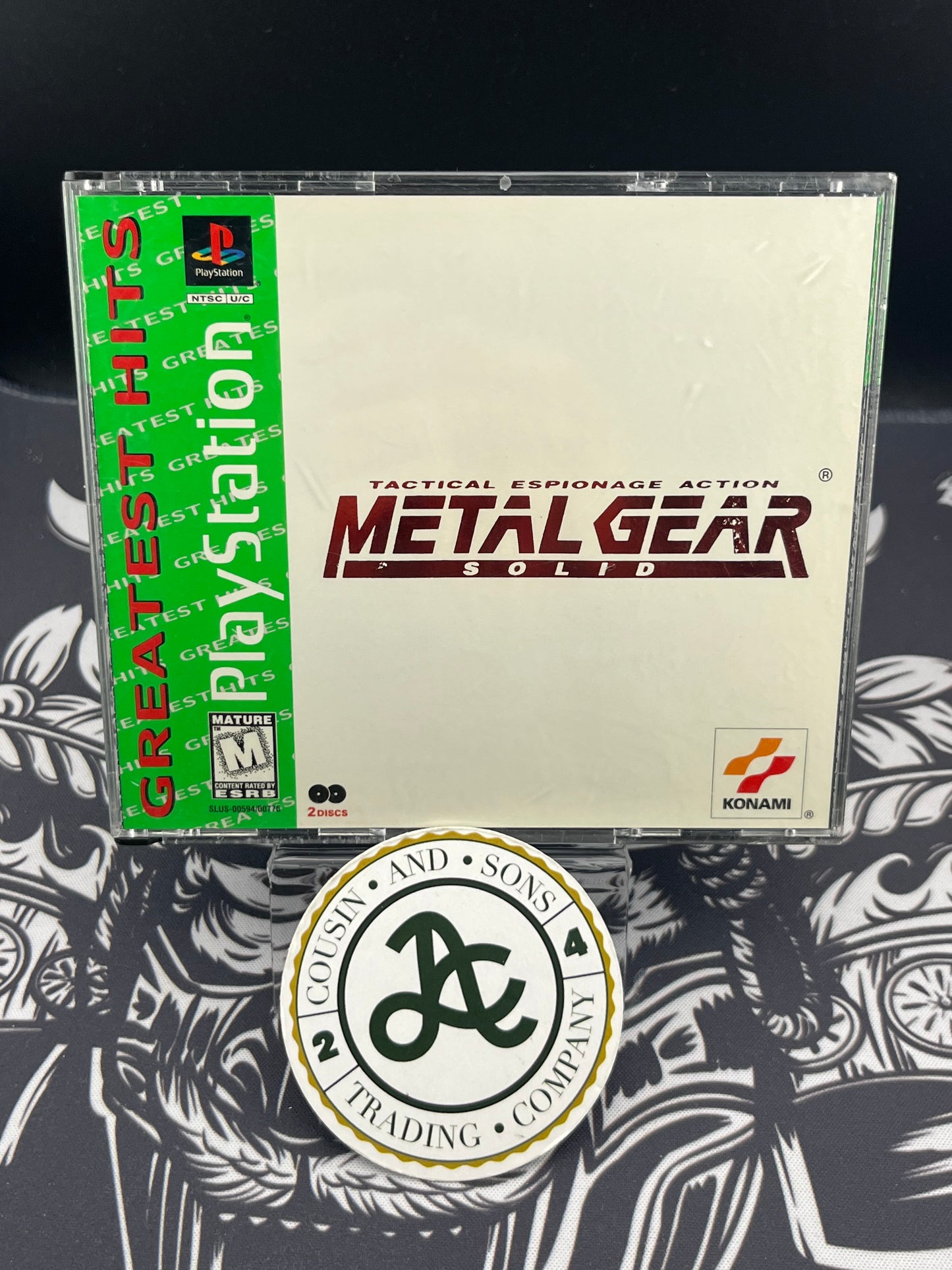 Metal Gear Solid Greatest Hits PS1 No Manual