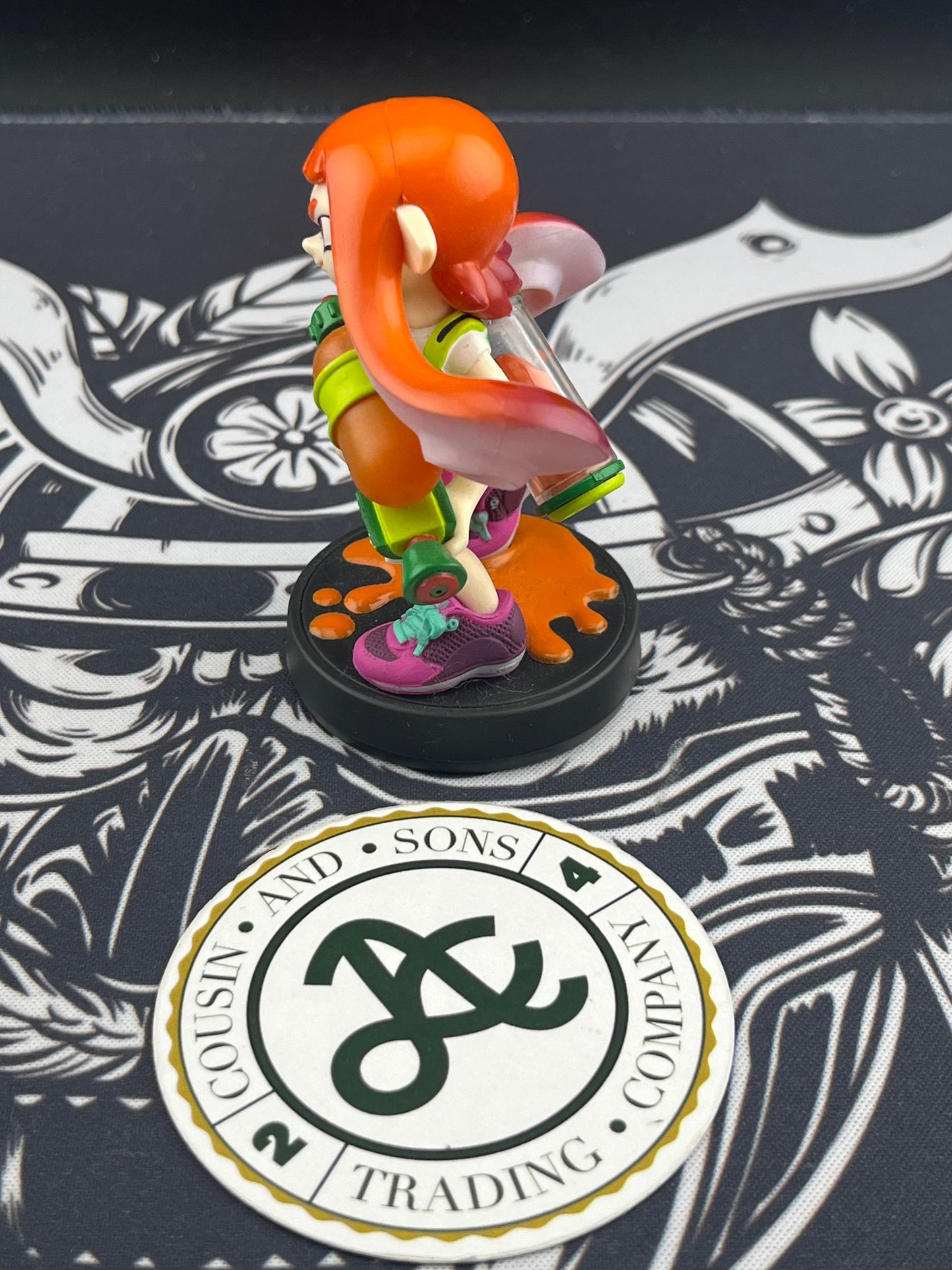 Inkling Orange Amiibo Loose