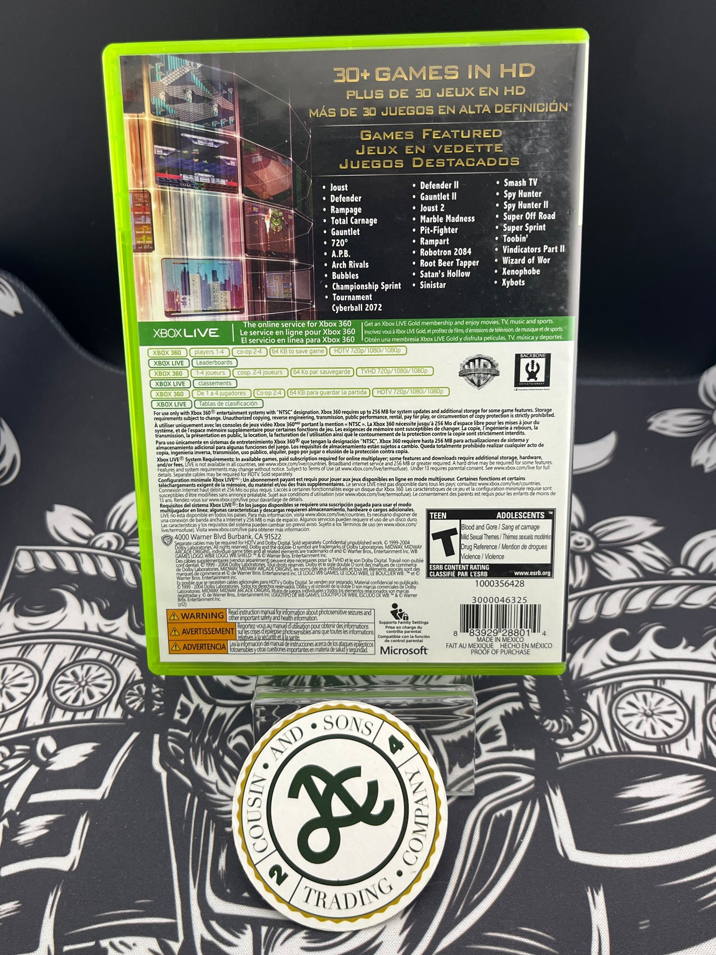 Midway Arcade Origins Xbox 360 CIB
