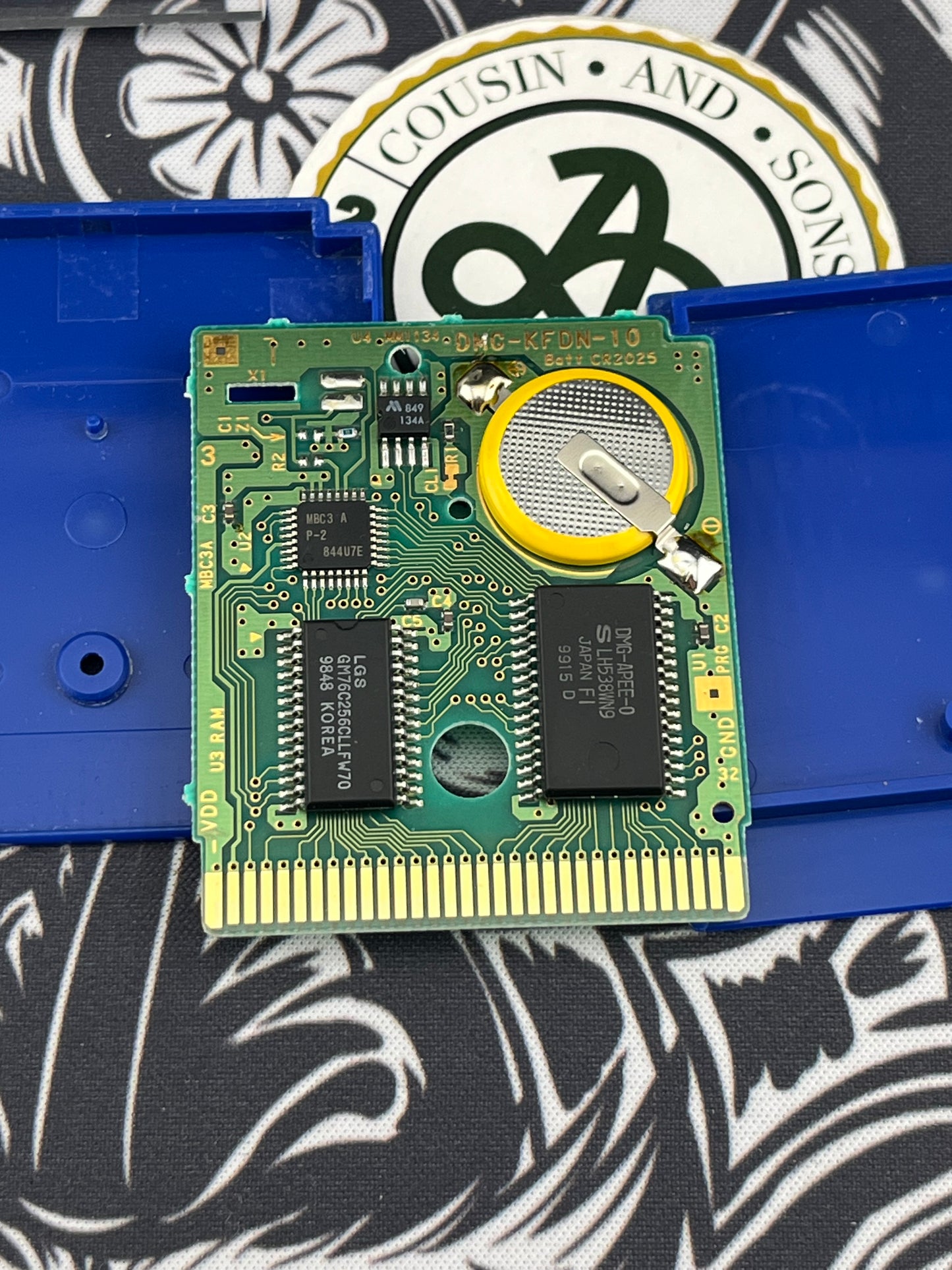 Pokémon Blue GBC Loose First Print