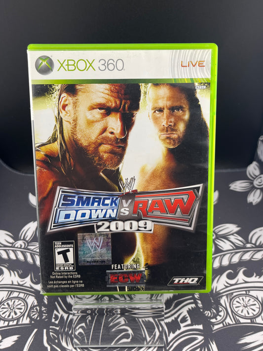 Smackdown vs Raw 2009 Xbox 360 CIB