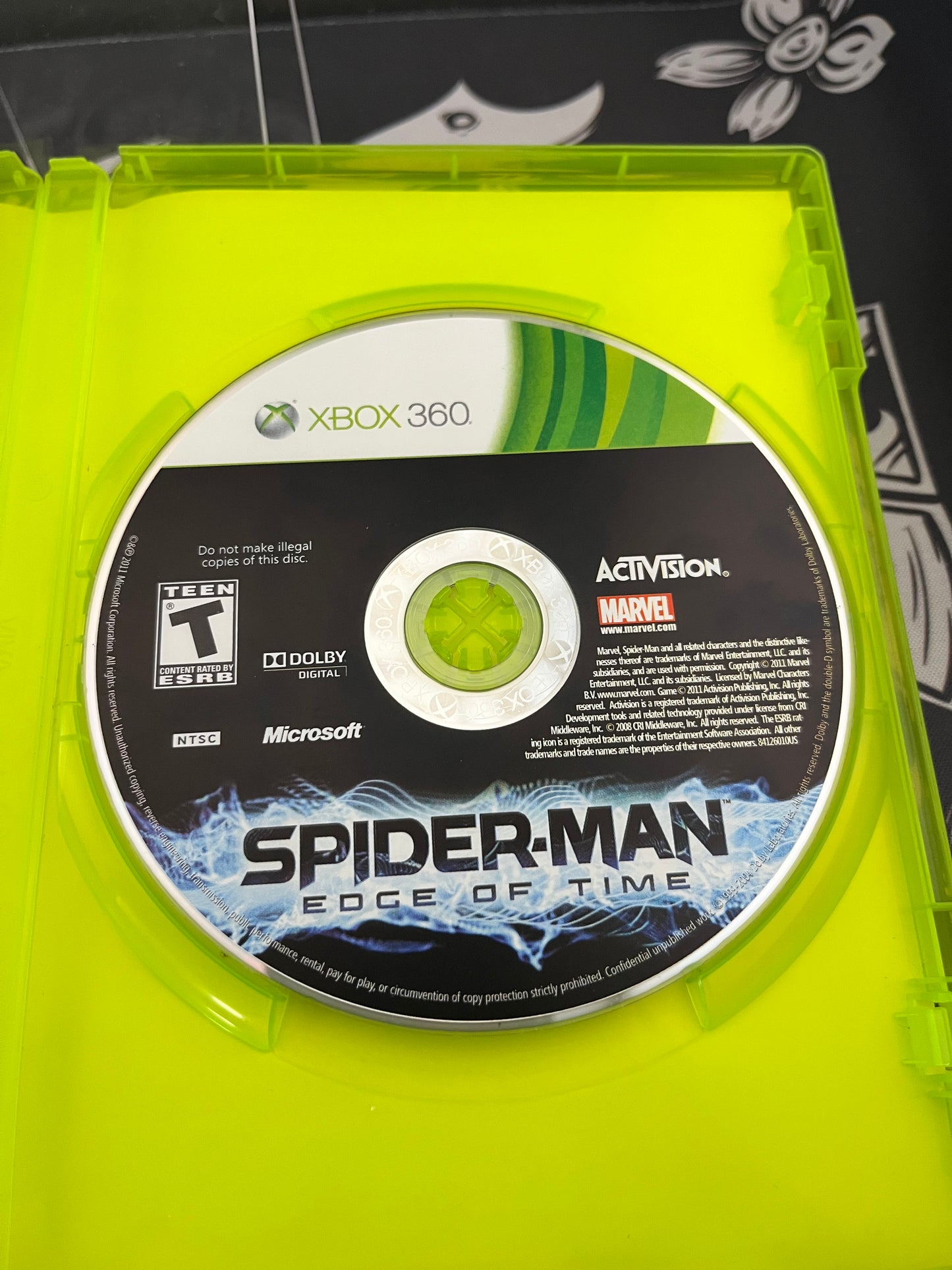 Spiderman Edge of Time  Xbox 360 CIB