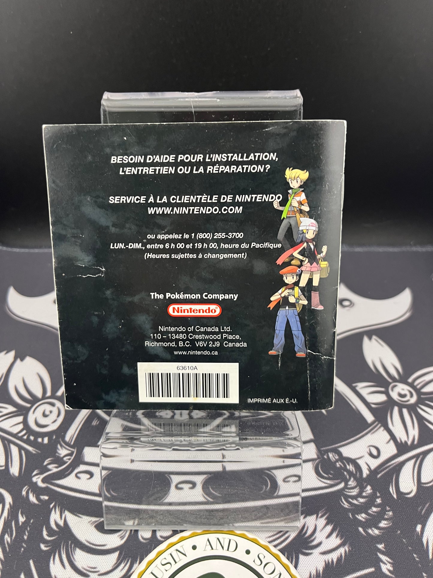 Pokemon Pearl [French] Manual Only, No Game