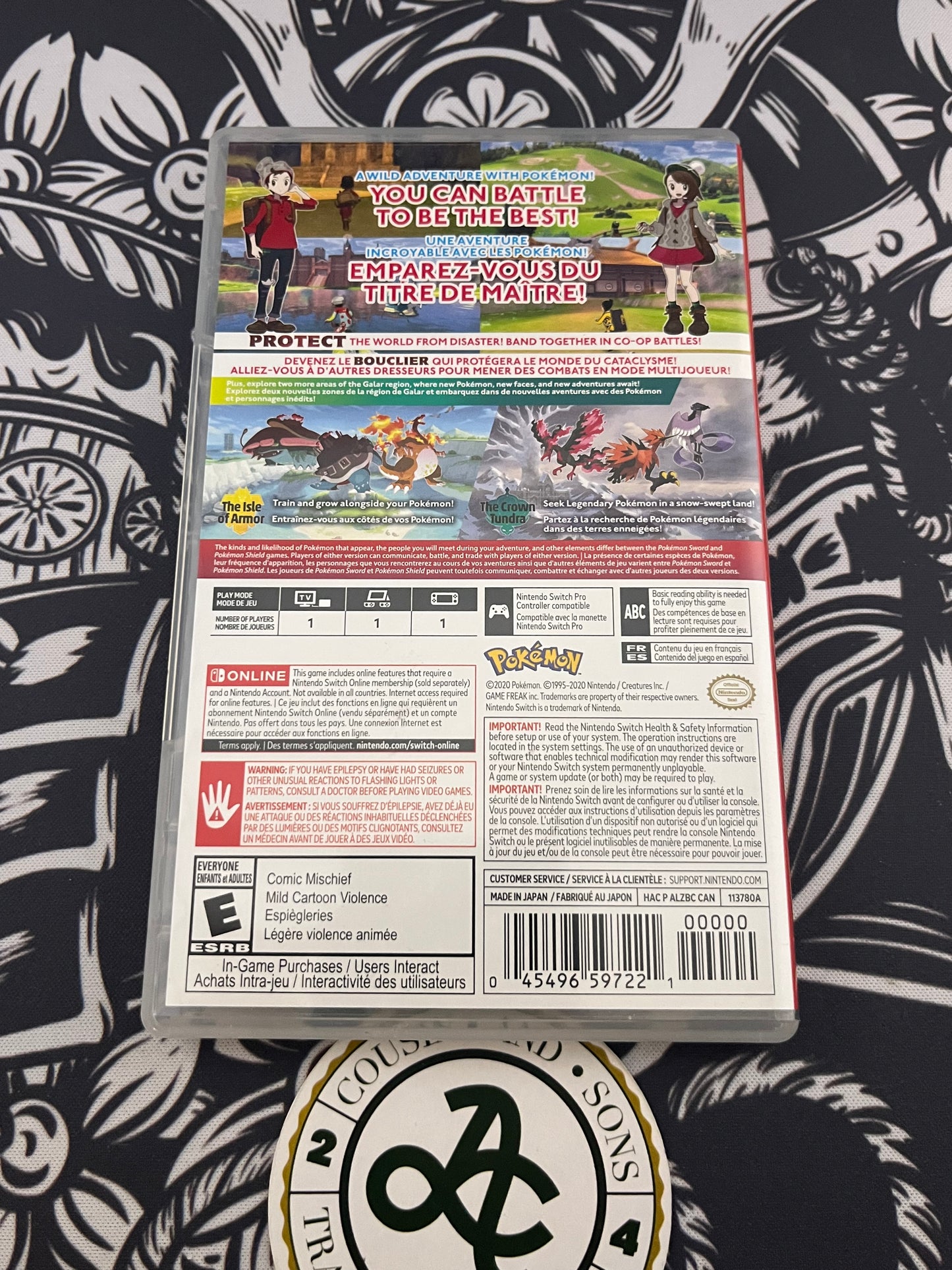 Pokémon Shield Expansion Switch CIB