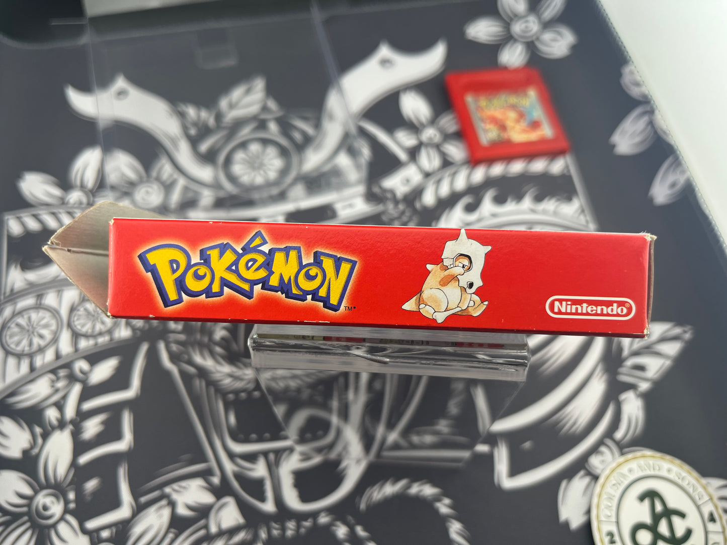 Pokémon Red First Print Gameboy Box Game and Manual