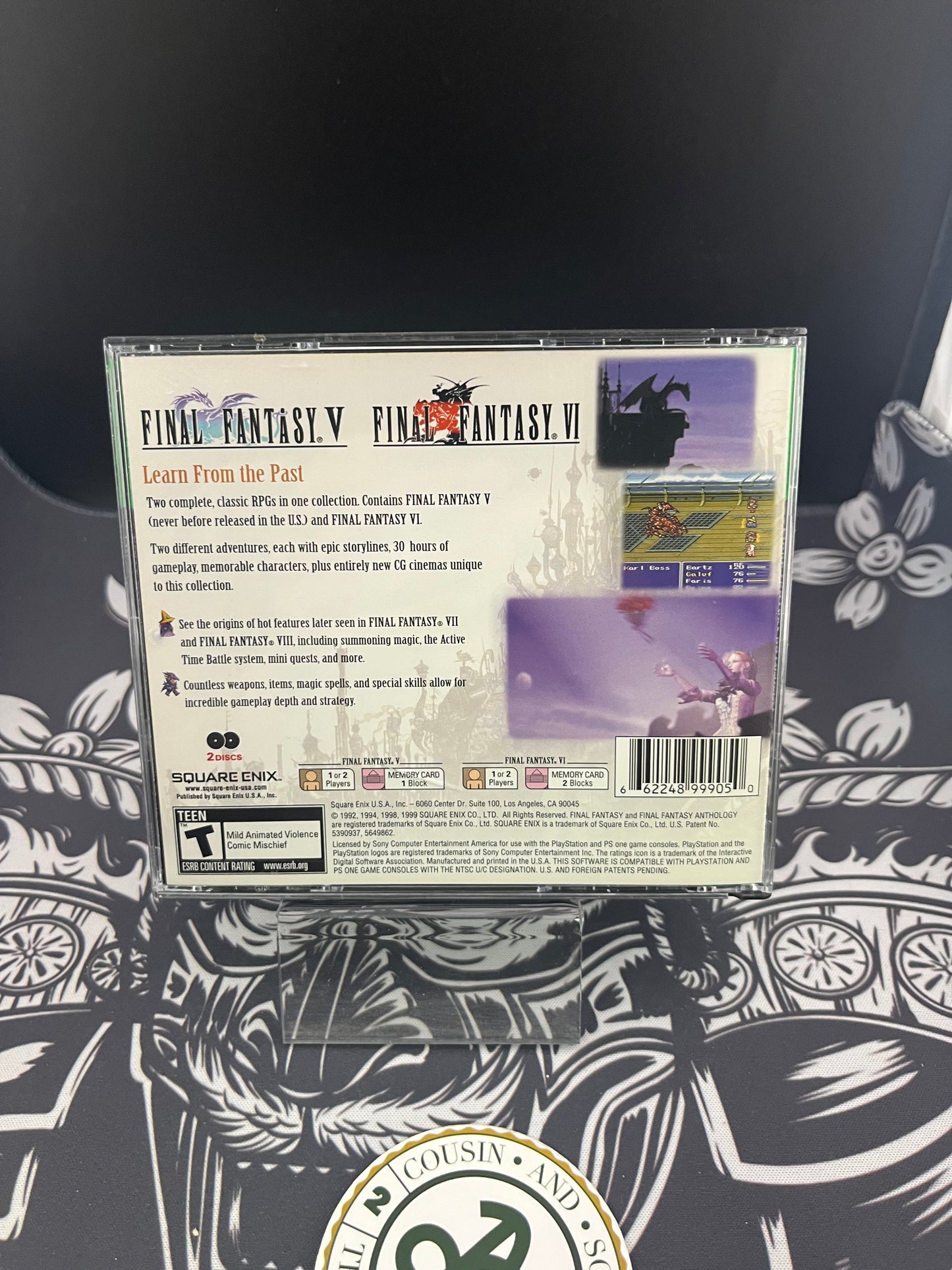 Final Fantasy Anthology Greatest Hits PS1 CIB