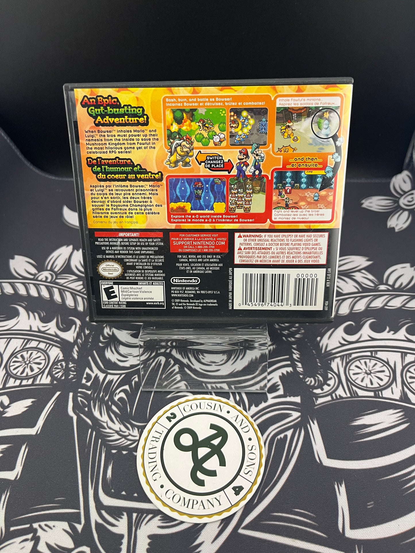 Mario and Luigi Bowser Inside Story (manual only + dmg)