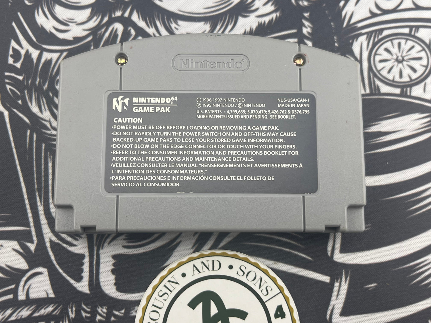 Paper Mario N64 Cartridge