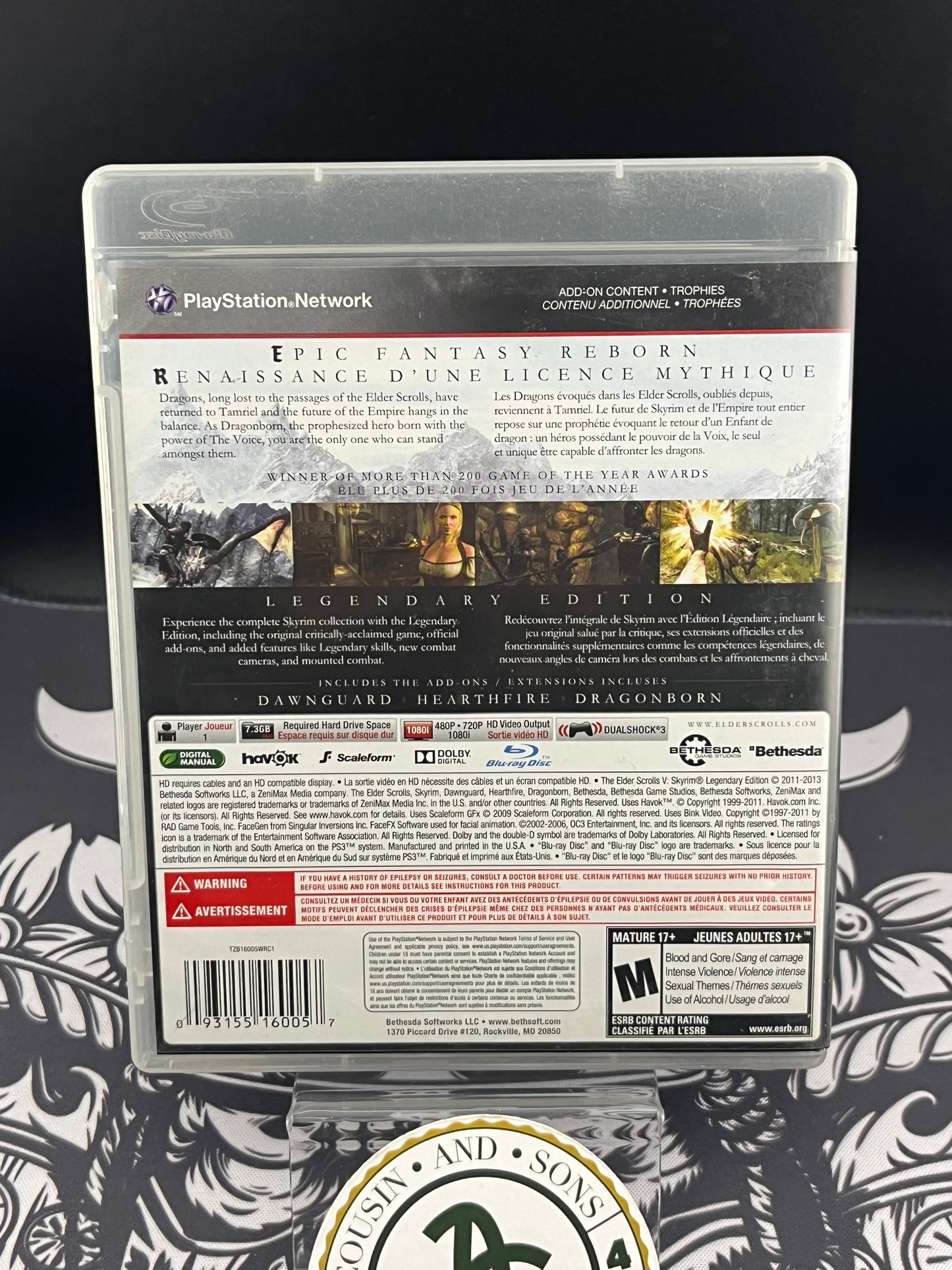 Skyrim Legendary Edition PS3 CIB