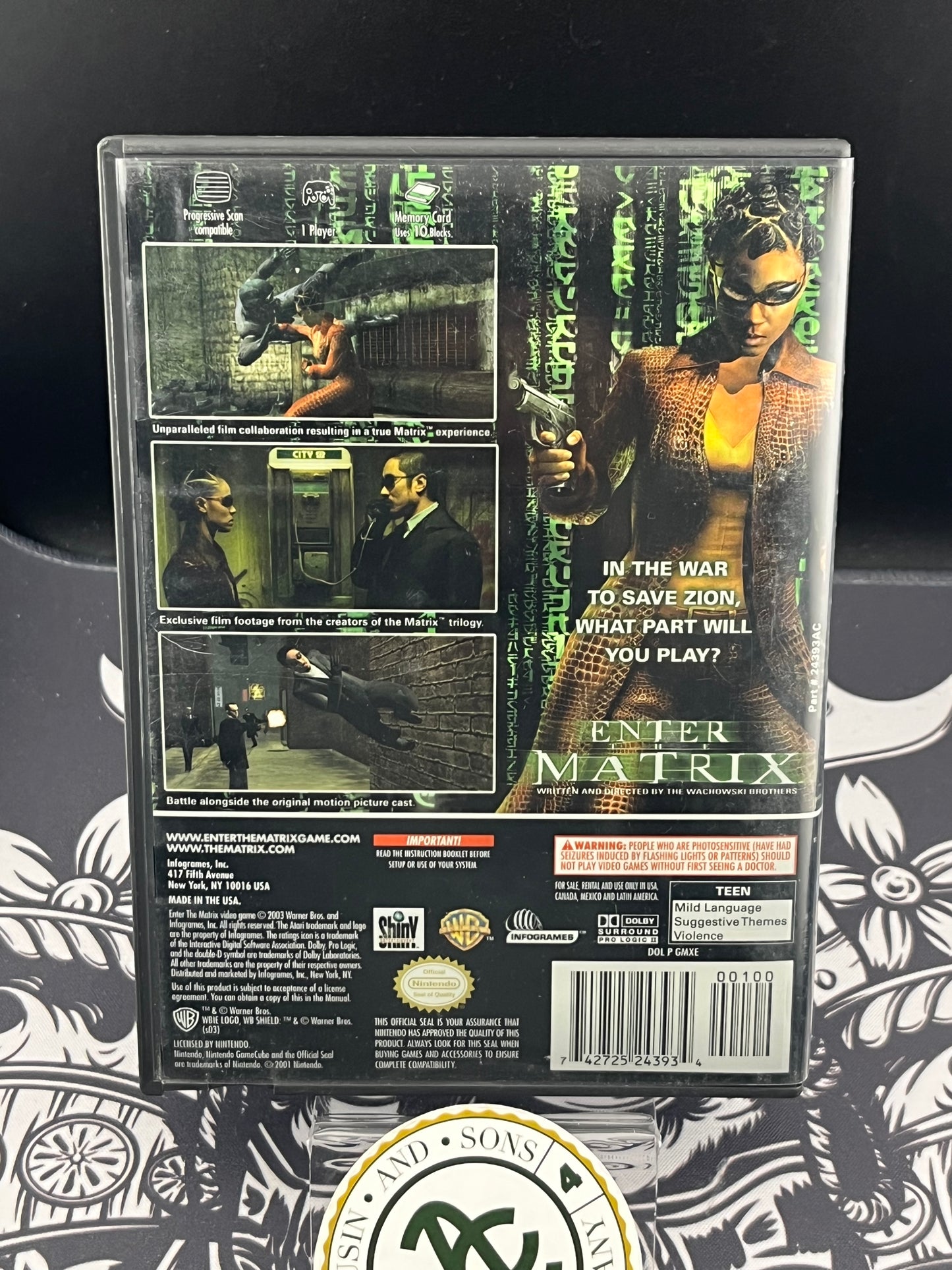 Enter the Matrix GameCube CIB