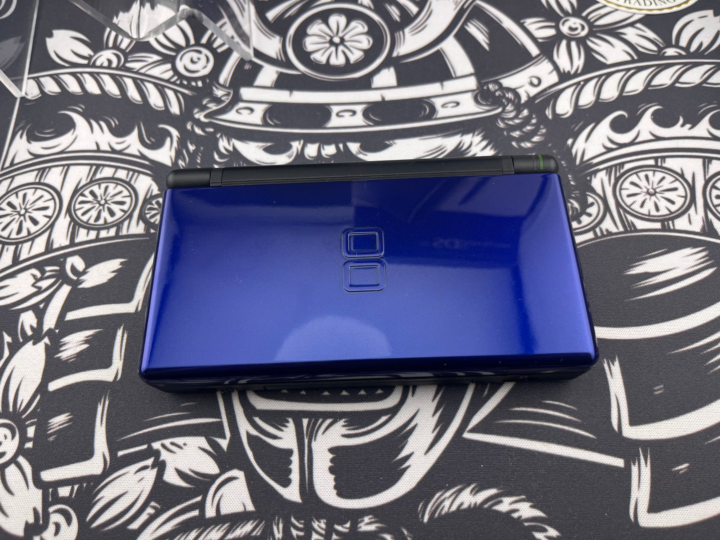 Nintendo DS Lite Cobalt Blue & Black System in Box w/Charger Excellent Mint! CIB+ 4 games (Charity)