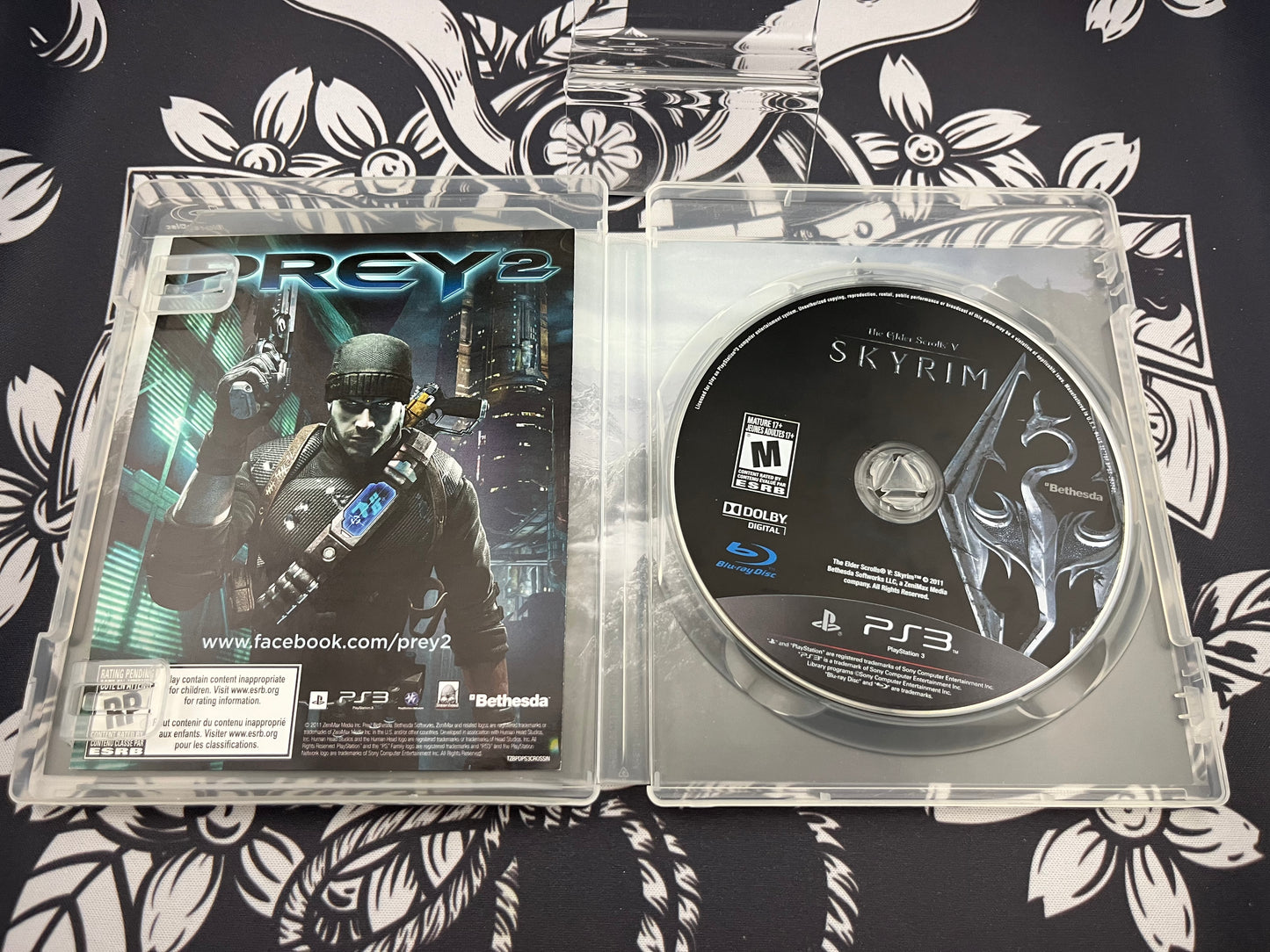 Skyrim elder scrolls V ps3 no manual