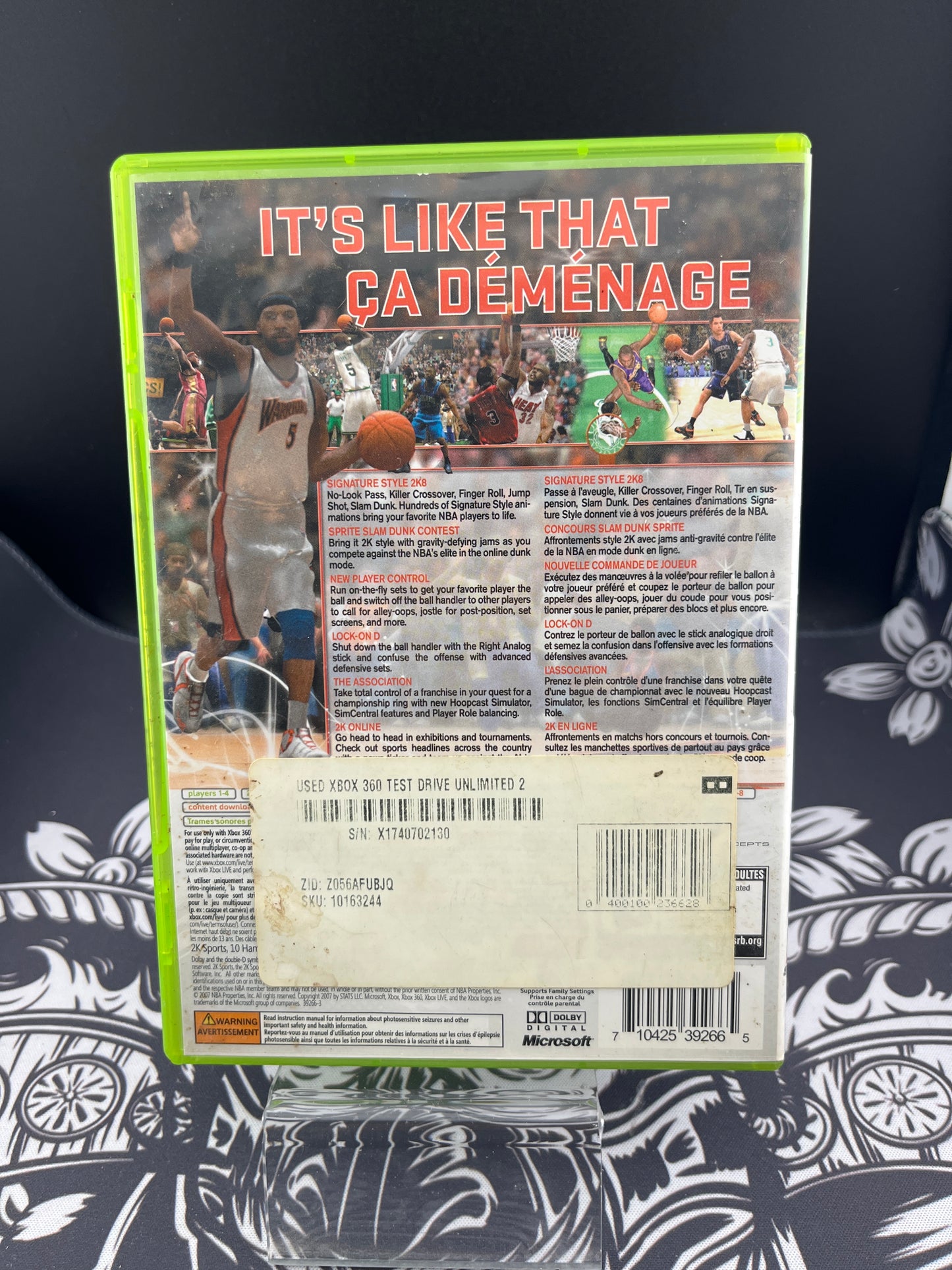 NBA 2K8 Xbox360 No Manual