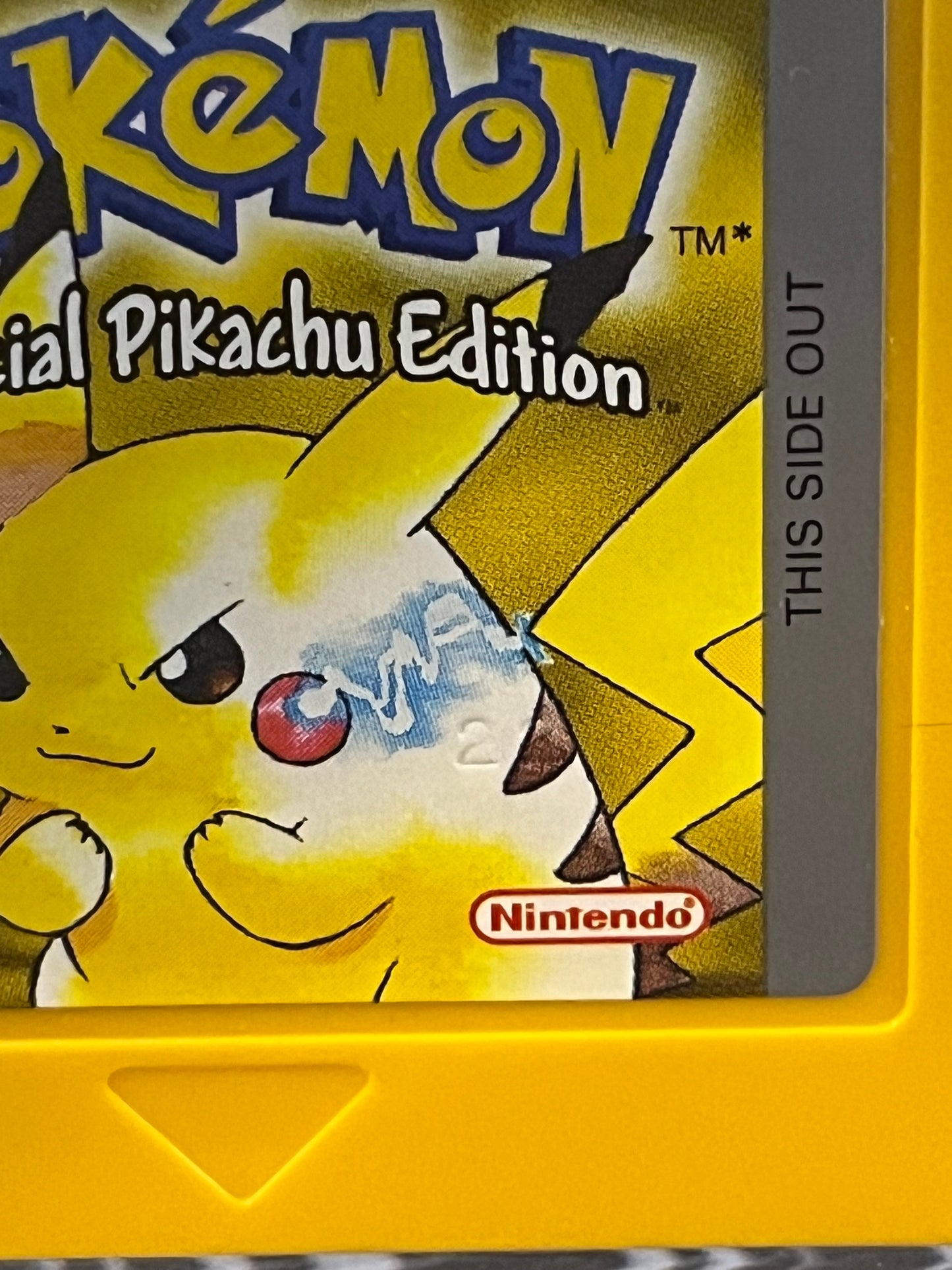 Pokémon Yellow Second Print Game and Box