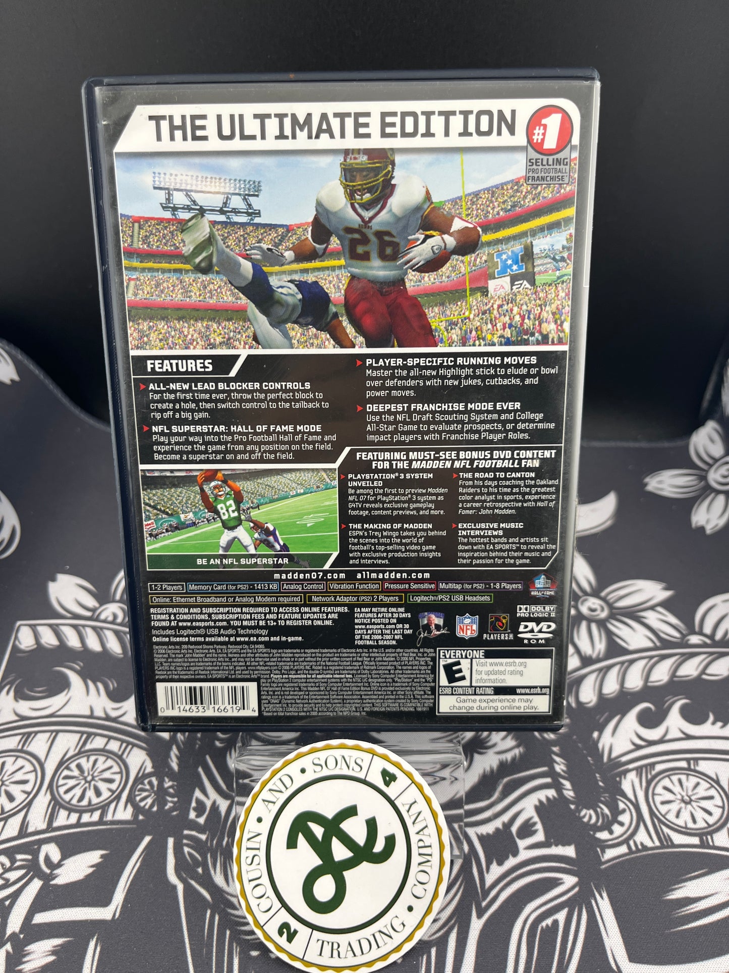 NFL Madden 07 Hall of Fame Edition PS2 CIB