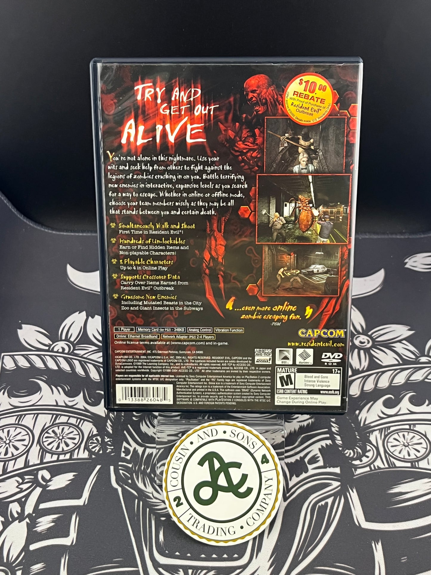 Resident Evil Outbreak File #2 PS2 CIB with Reg Card